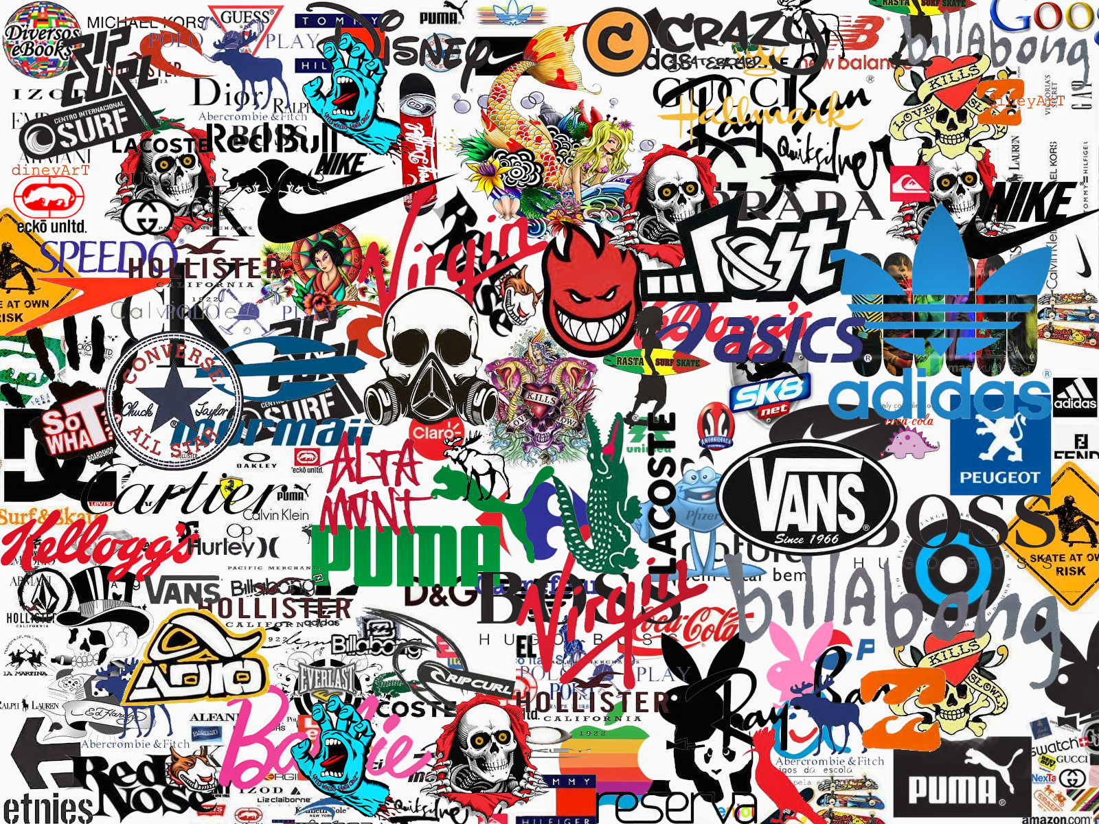 Sticker Bombs - 1600x1200 Wallpaper 