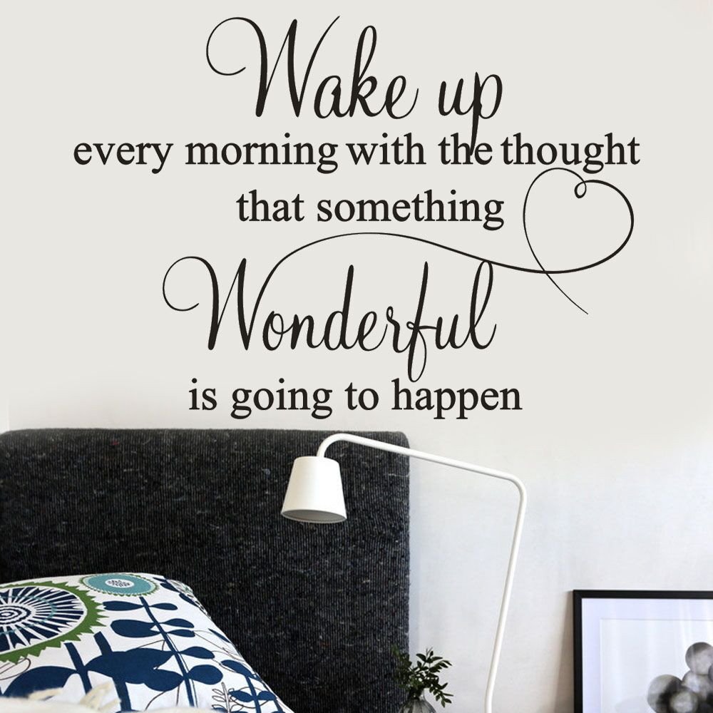 Wall Sticker , Wake Up Every Morning Wallpaper Decal - Wall Stickers For Thought - HD Wallpaper 