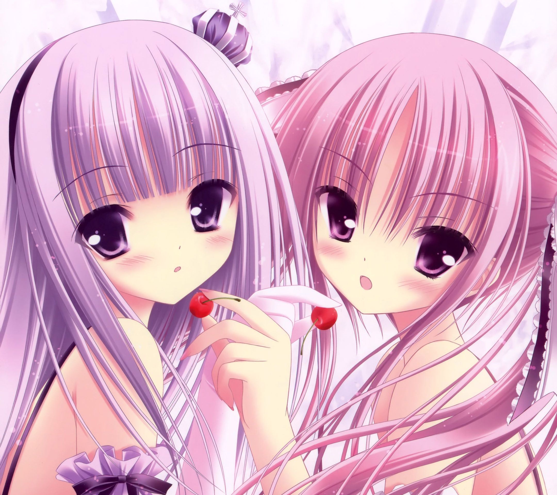 Pink Anime Wallpapers Group 
 Data-src /img/337112 - Cute Kawaii Anime Girl - HD Wallpaper 