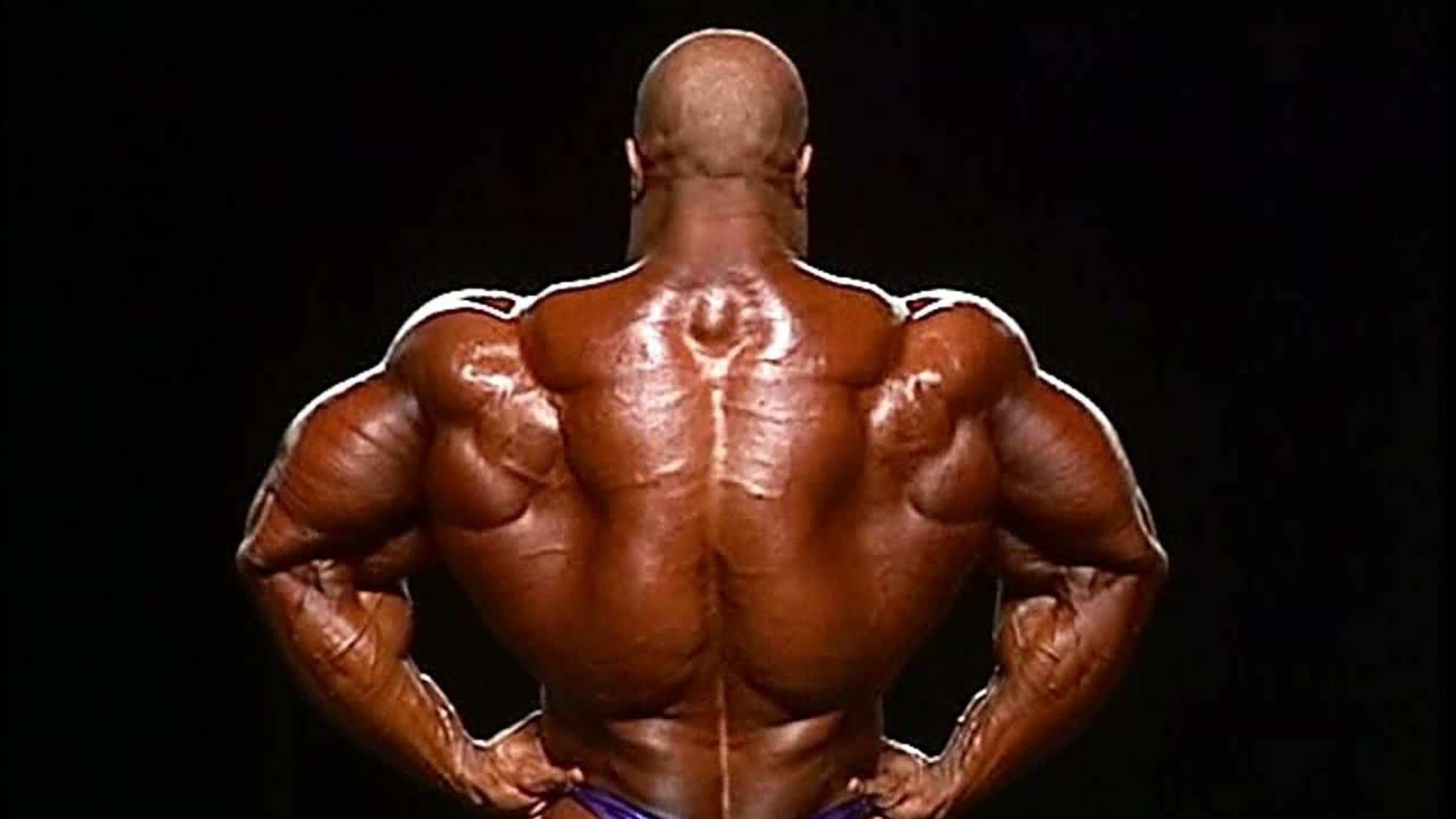 Bodybuilding Wallpaper - Phil Heath Back Lat Spread Pose - HD Wallpaper 