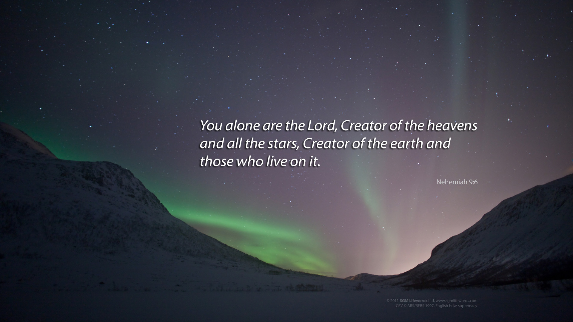 Supremacy 
 Src Full Size Jesus Wallpapers With Bible - Aurora - HD Wallpaper 