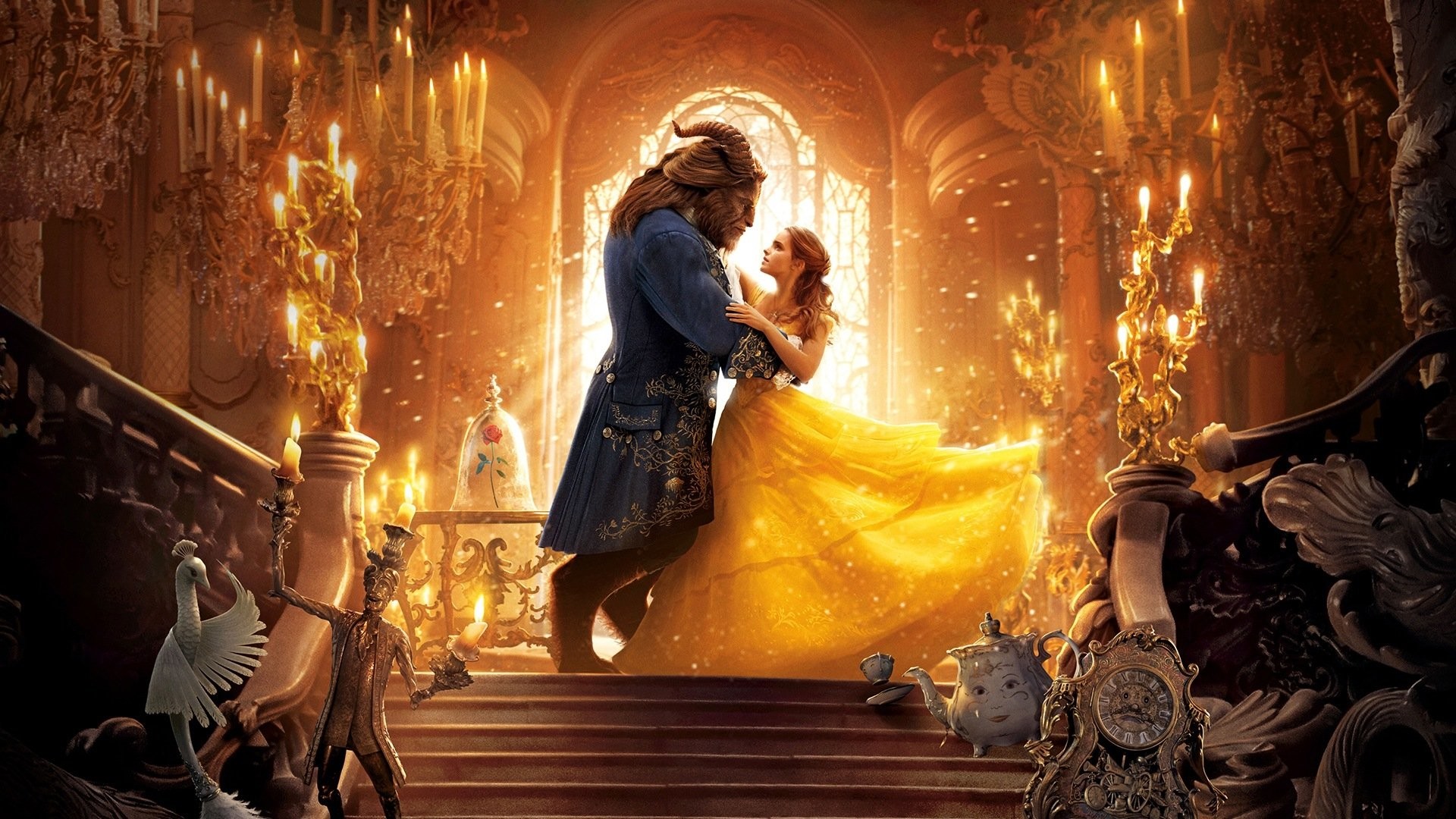 Hd Wallpaper - Beauty And The Beast 2017 Hd - HD Wallpaper 