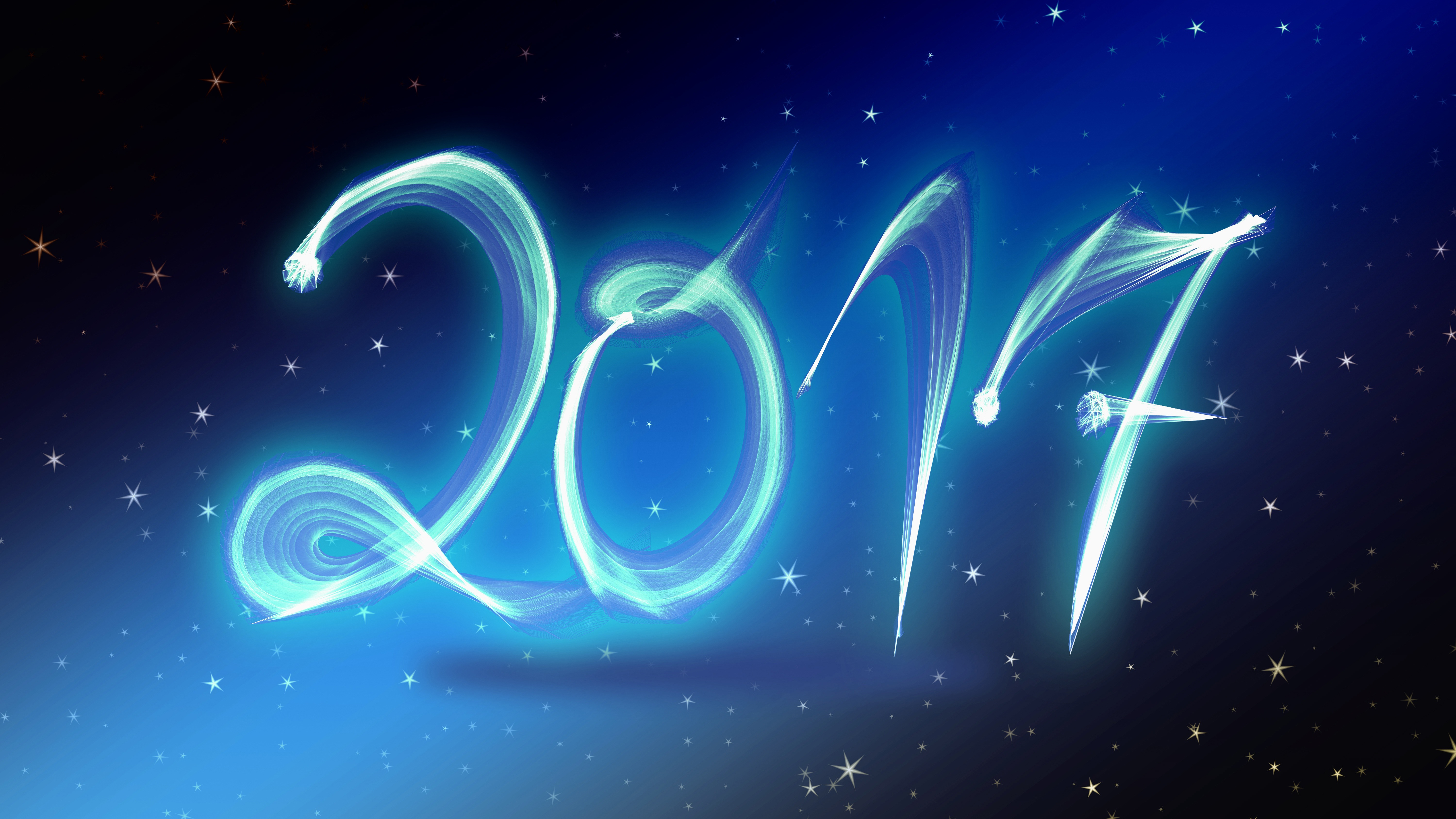 2017 Happy New Year - HD Wallpaper 