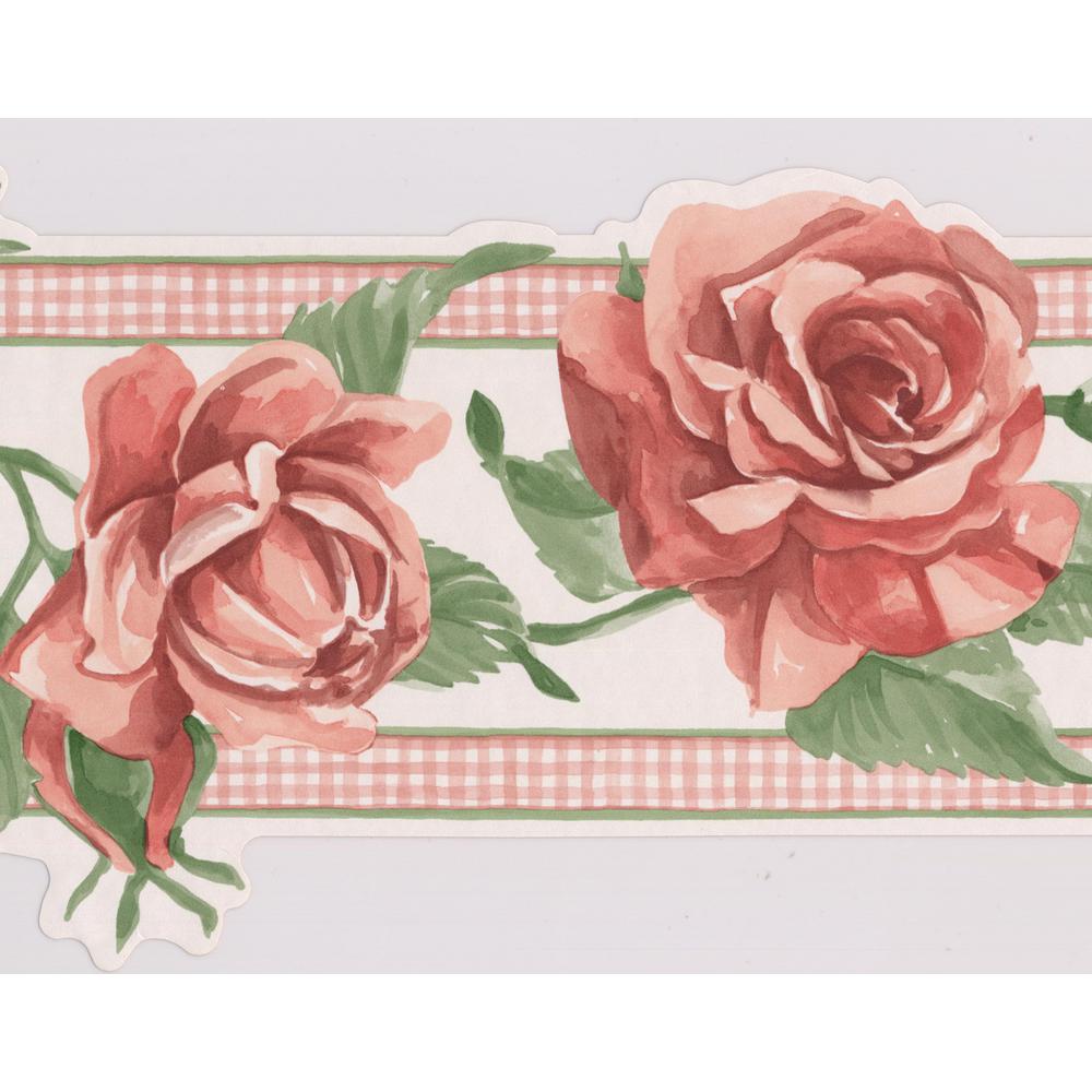 Roses Painted Border - HD Wallpaper 