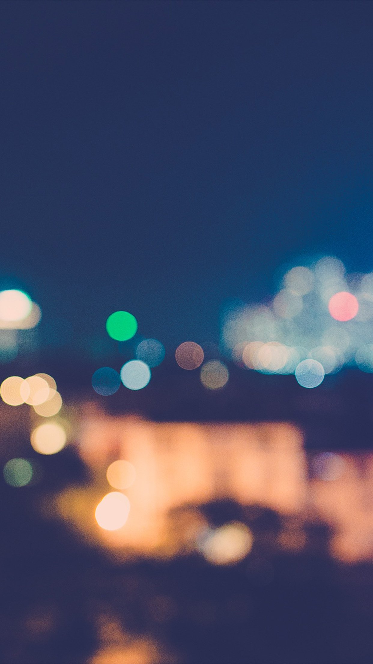 City Night Bokeh Blue Romantic Android Wallpaper - Iphone Romantic Wallpaper Hd - HD Wallpaper 