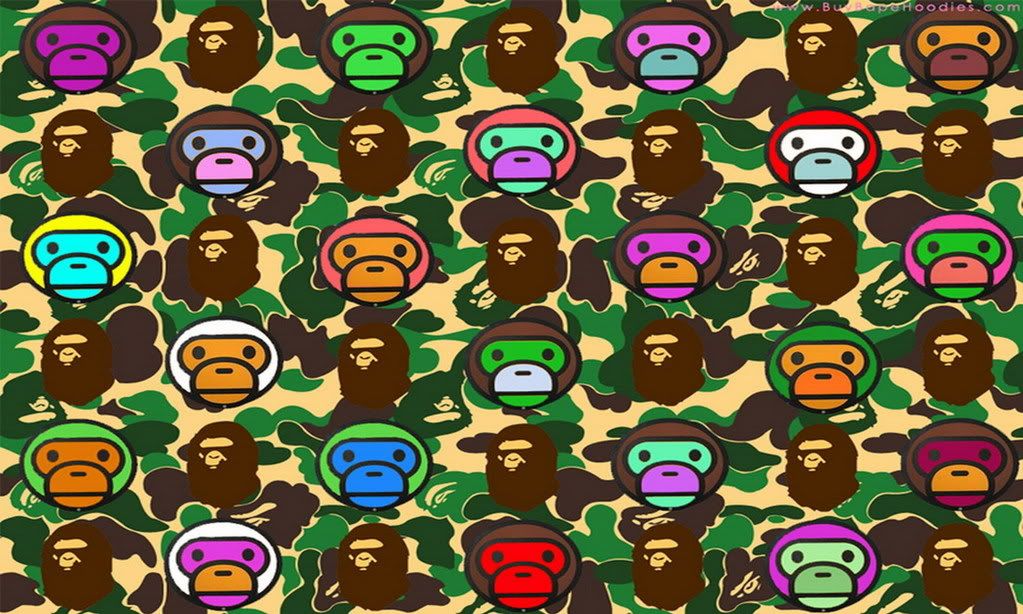 Bape Laptop Wallpaper - Baby Milo - HD Wallpaper 