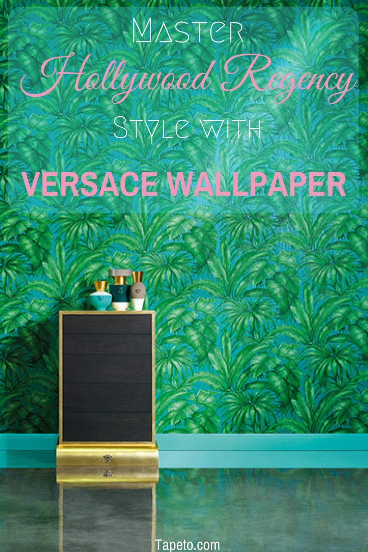 Versace Wallpaper Palm Leaf - HD Wallpaper 