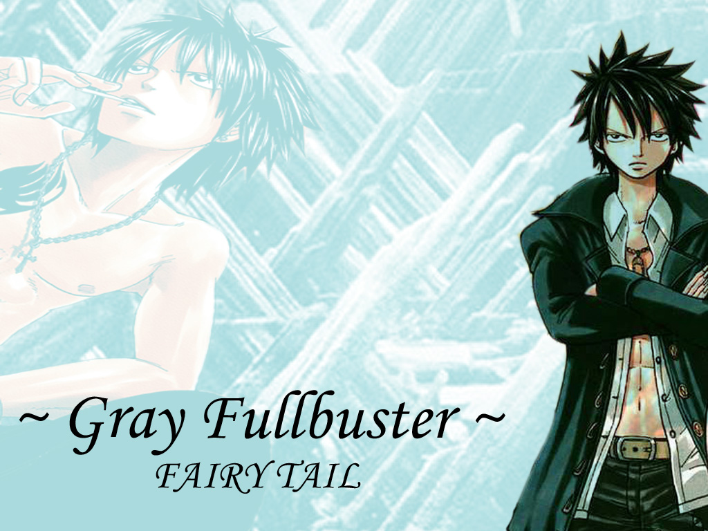 Fairy Tail Gray With Name - HD Wallpaper 