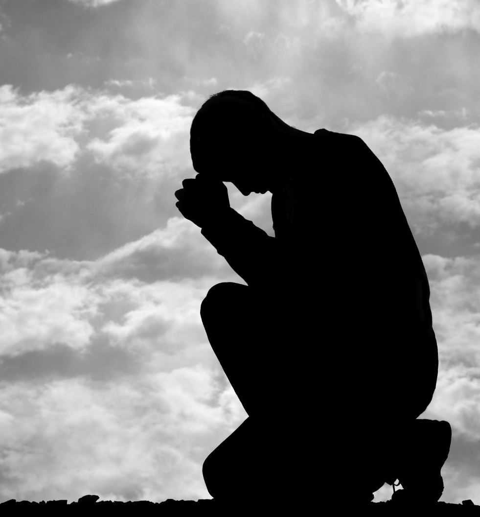 356 Very Sad Love Breakup Boys & Girls Whatsapp Dp - Man Praying To God -  981x1056 Wallpaper 