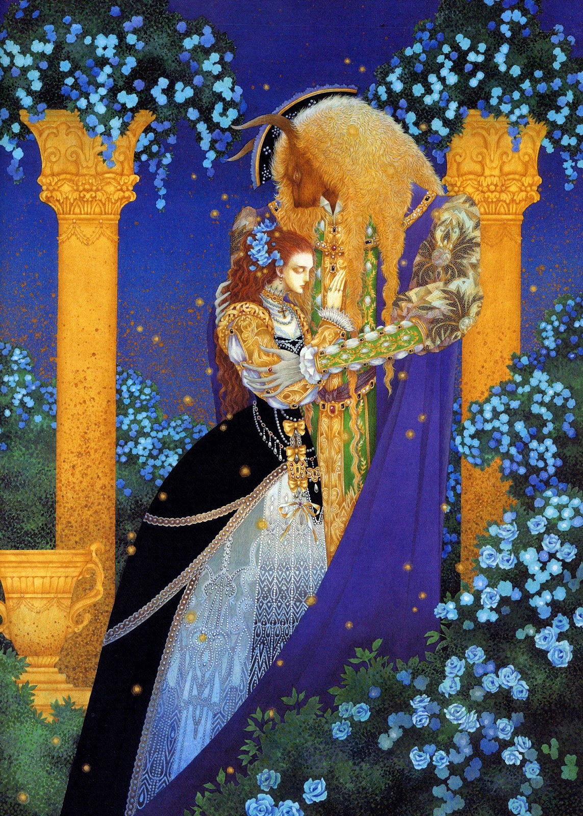 Beauty And The Beast - Toshiaki Kato Art - HD Wallpaper 