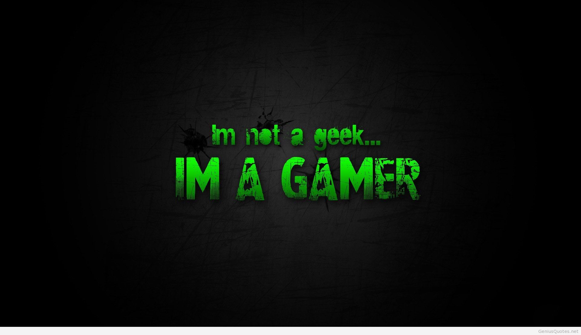 I M A Gamer Quote Hd Wallpaper 
 Data Src Widescreen - Gamer Quotes Gamer Saying - HD Wallpaper 