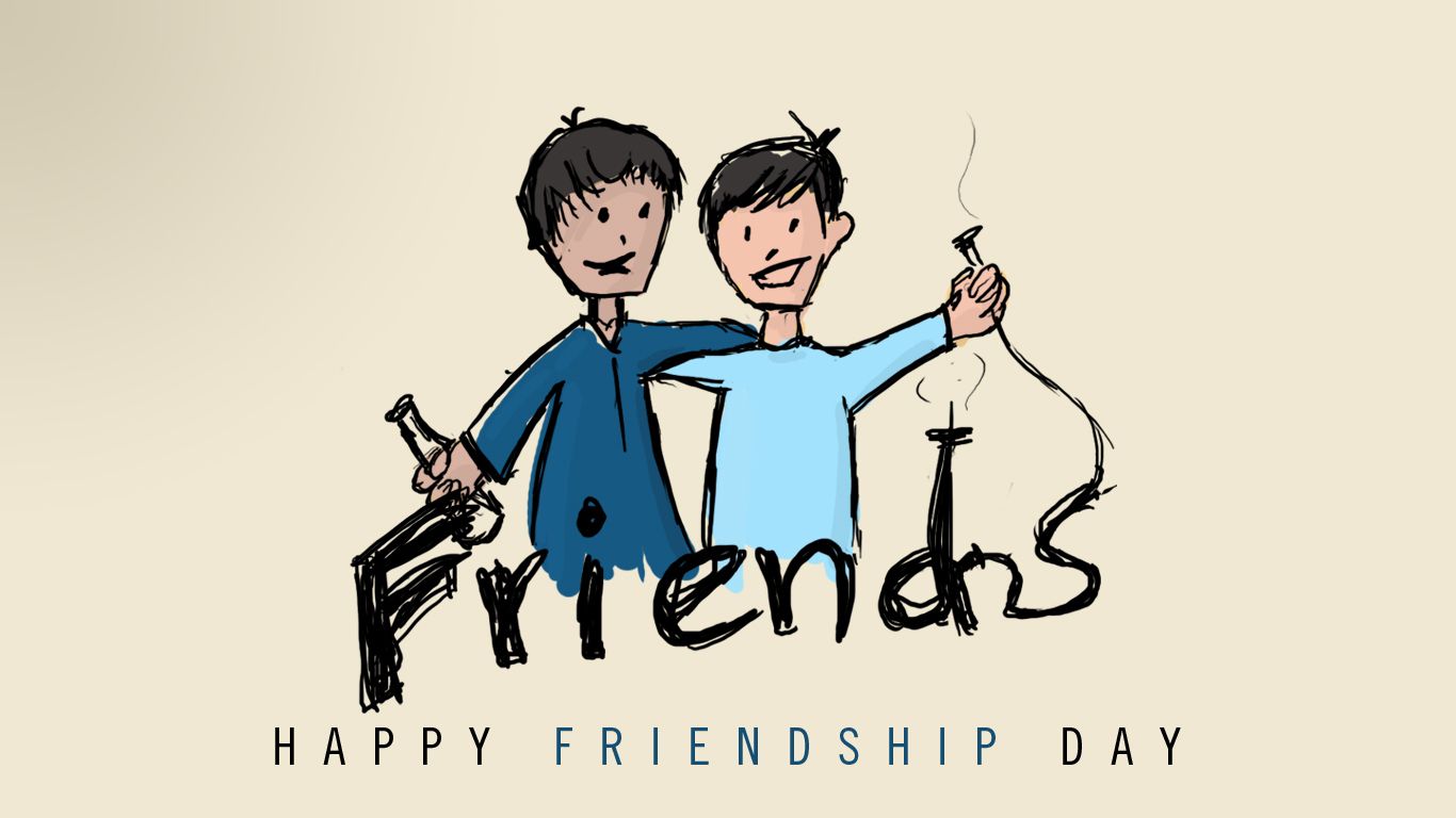 Friendship Day Quotes Boys - HD Wallpaper 