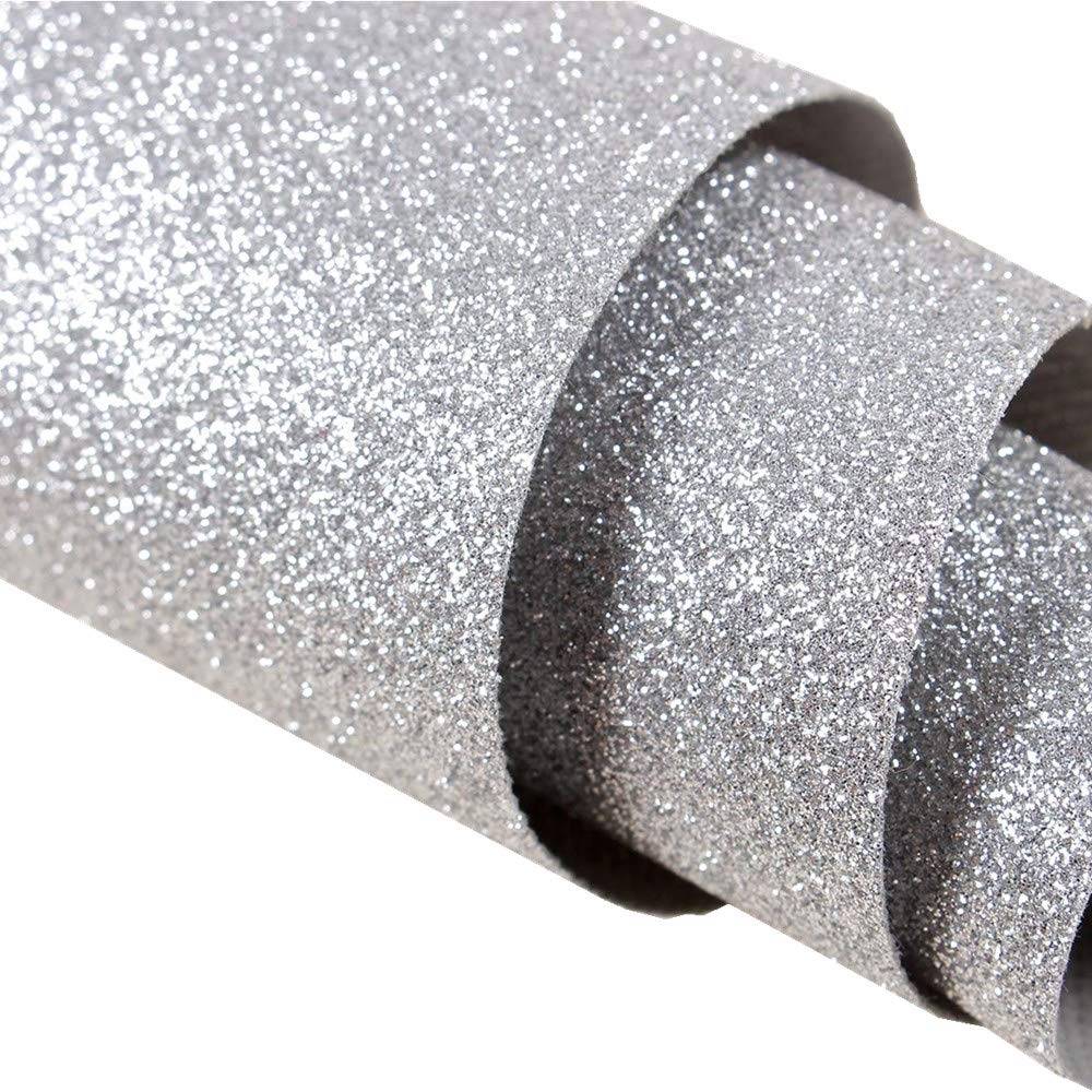 Self Adhesive Silver Fine Glitter Wallpaper Sample, - Wallpaper - HD Wallpaper 