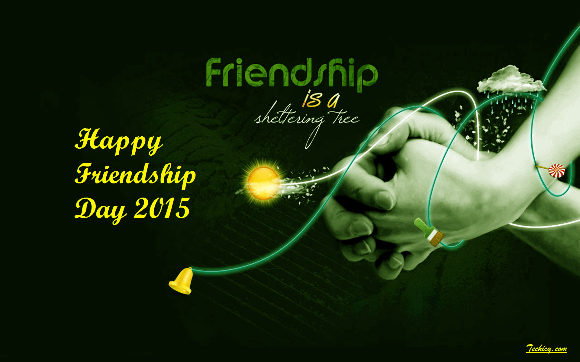 Happy Friendship Day Hd Images, Wallpapers, Pics, And - Happy Friendship Day Background - HD Wallpaper 
