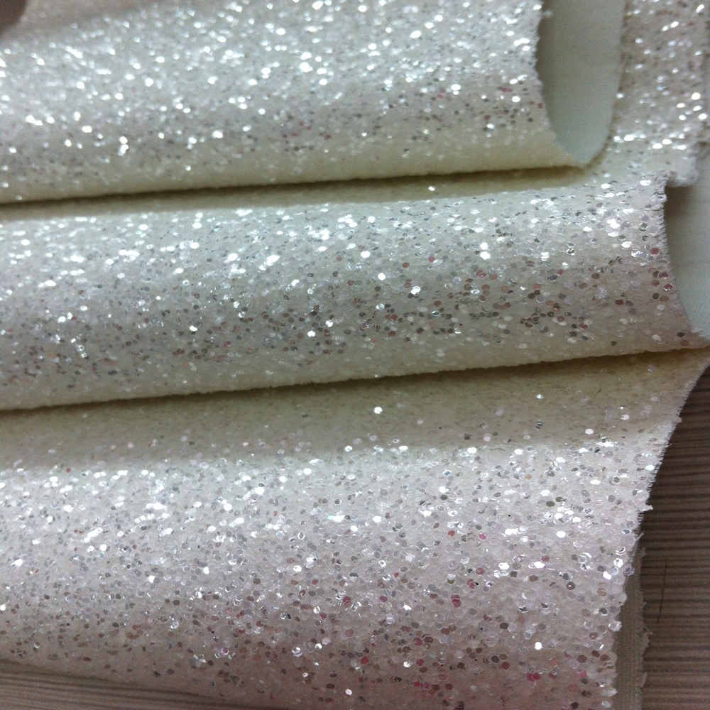 En71 1-3 Parts High Shinning White Silver Glitter Wallpaper - Papel Com Glitter Branco - HD Wallpaper 