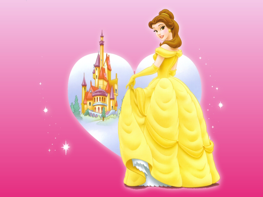 Beauty And The Beast Wallpaper - Belle Wallpaper Princess Disney - HD Wallpaper 