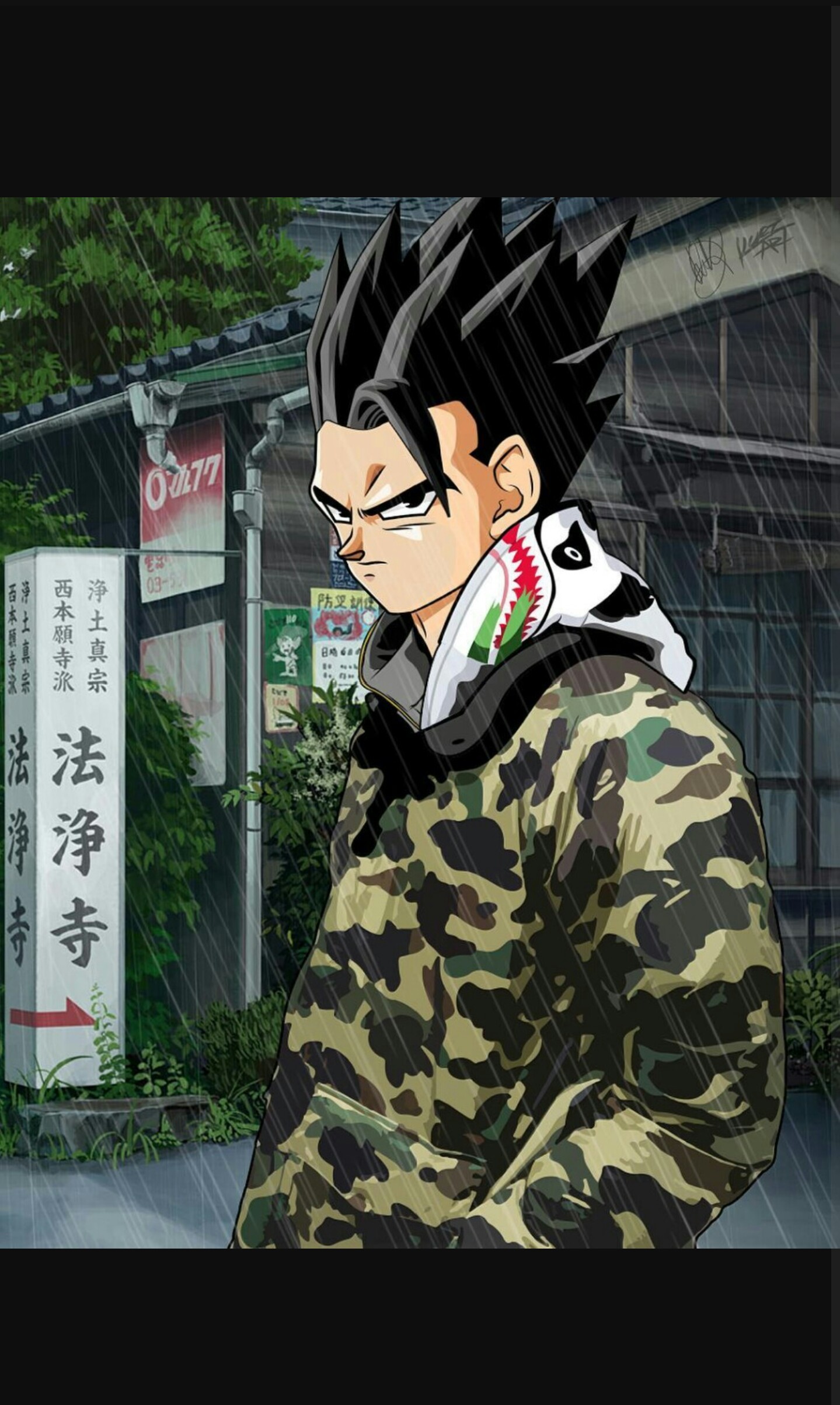 Gohan Bape Supreme Dragon Ball Z 
 Data-src - Gangster Dragon Ball Z - HD Wallpaper 