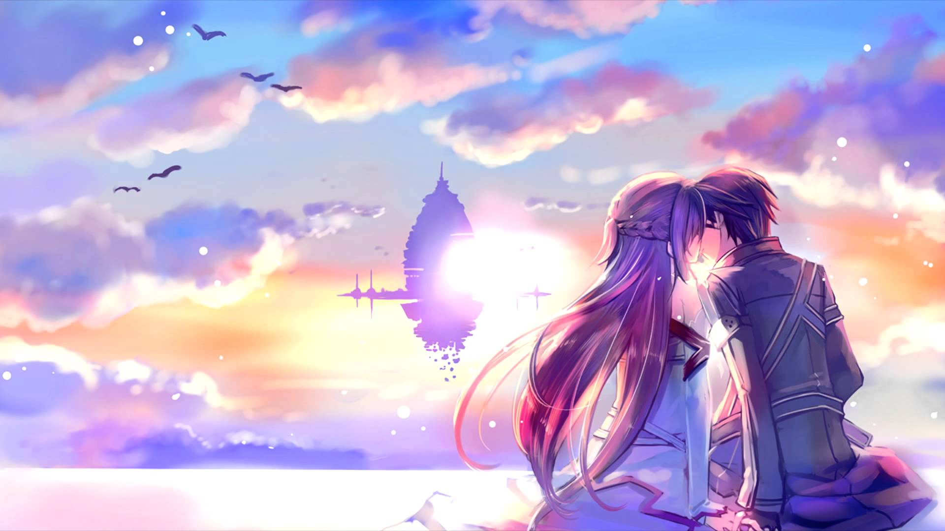 Anime Romantic Images Download Wallpapers Hd Free - Sword Art Online - HD Wallpaper 