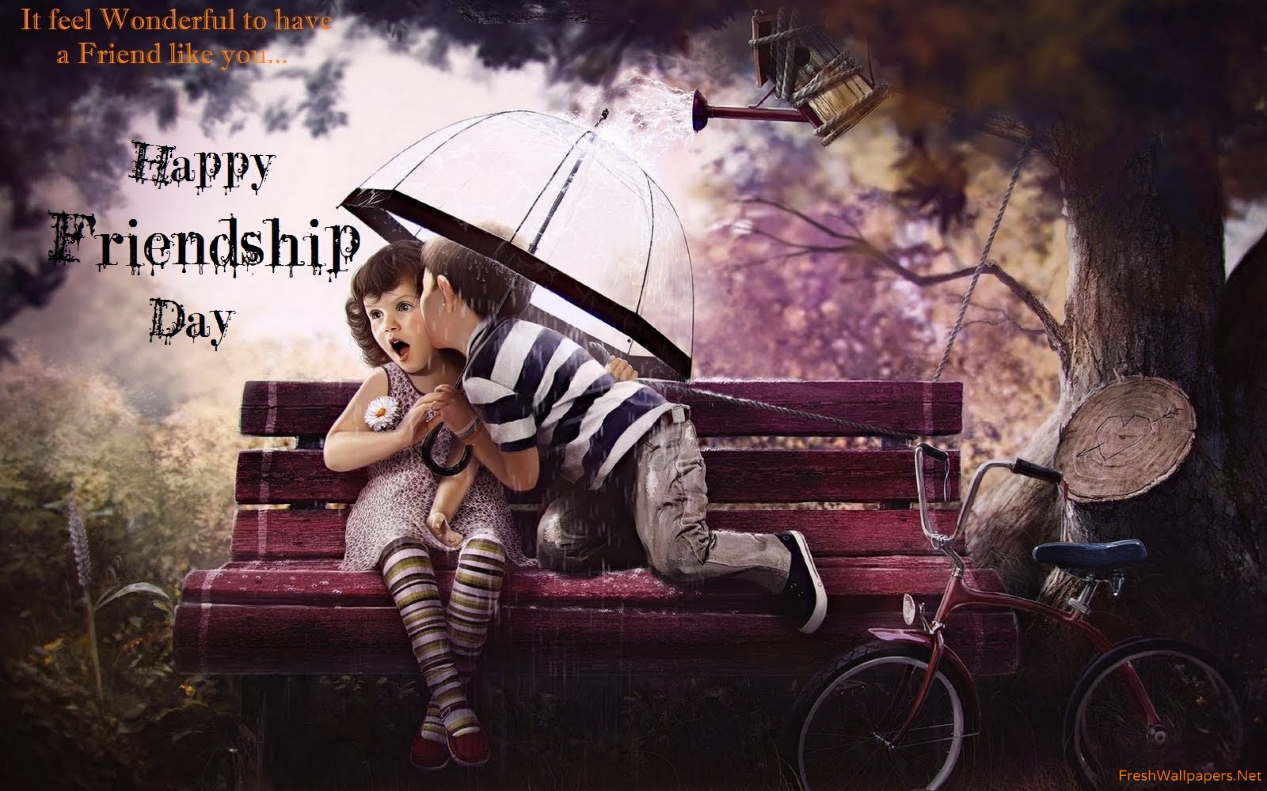 Happy Friendship Day Kiss - HD Wallpaper 