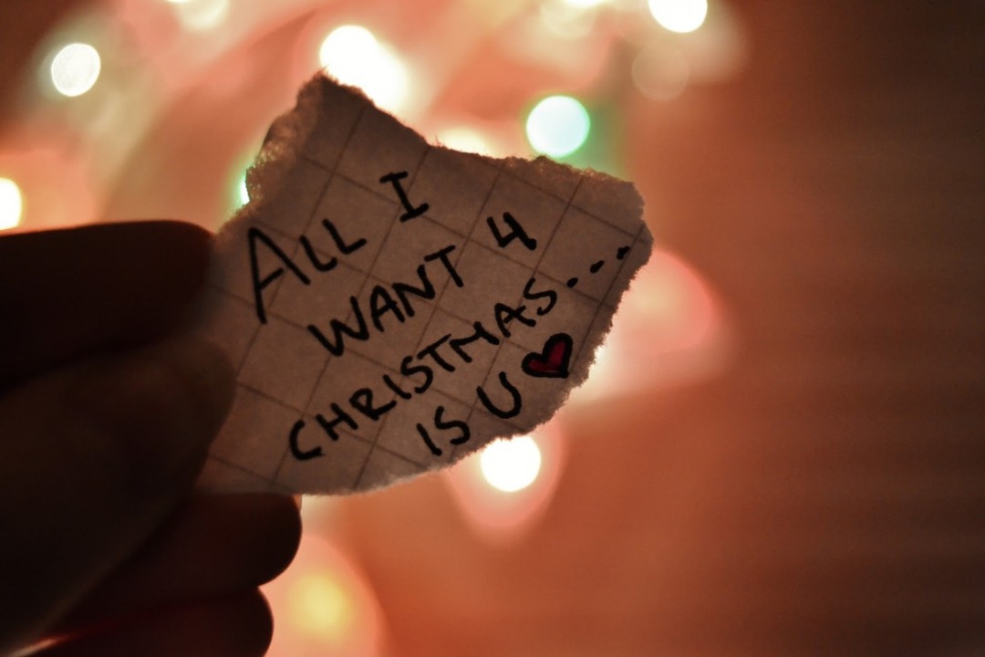 Christmas Love Quotes Wallpaper - Want You For Christmas - HD Wallpaper 