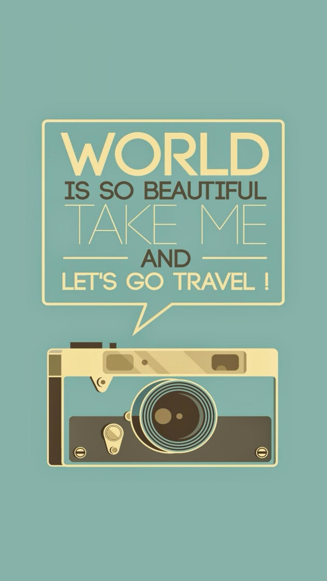 Iphone Wallpaper Quotes Quotes 
 Data-src - Cute Travel - HD Wallpaper 