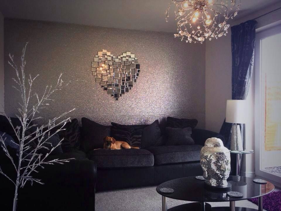 Living Room Glitter Paint - HD Wallpaper 