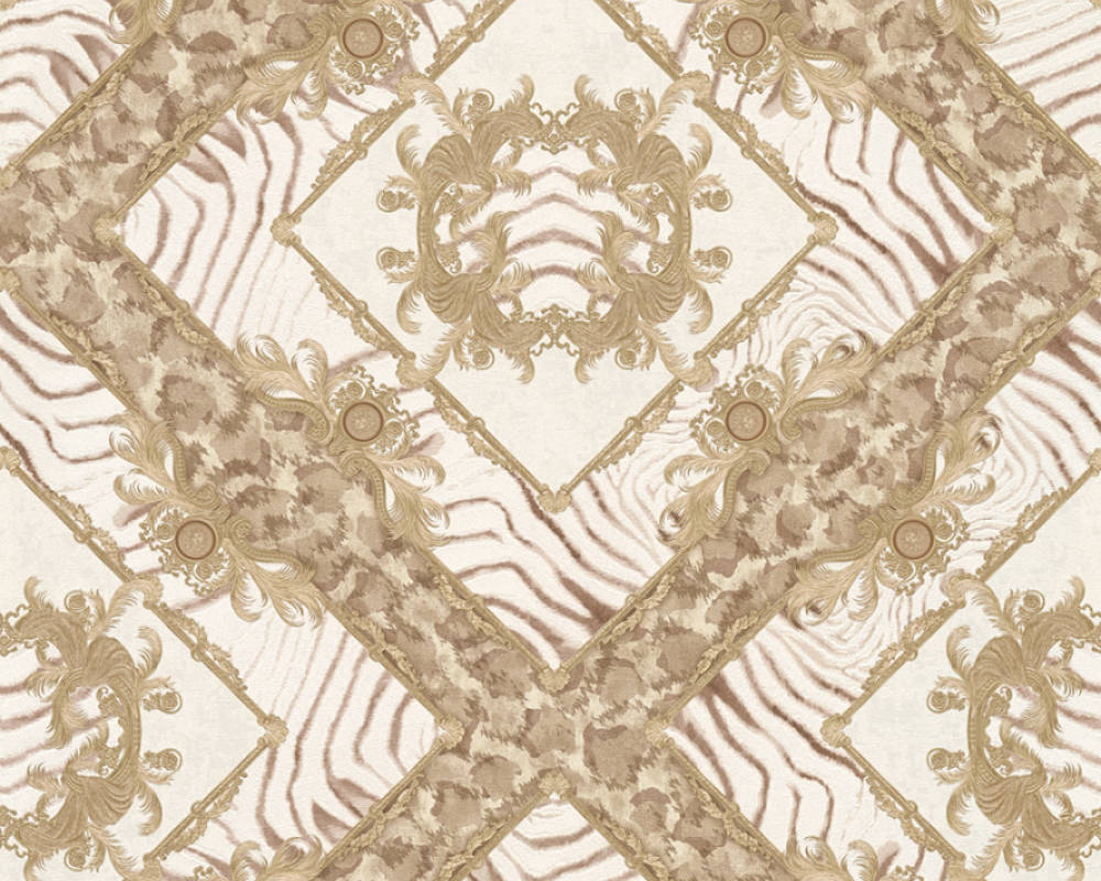 Versace Wallpaper Beige - HD Wallpaper 