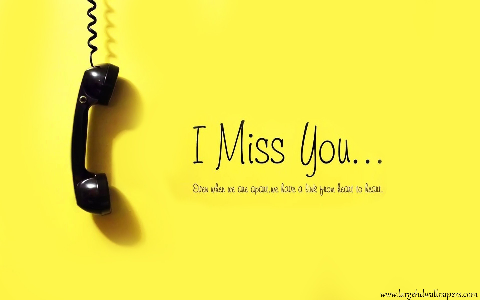 I Miss You Yellow Desktop Background Wallpapers 
 Data - Calligraphy - HD Wallpaper 