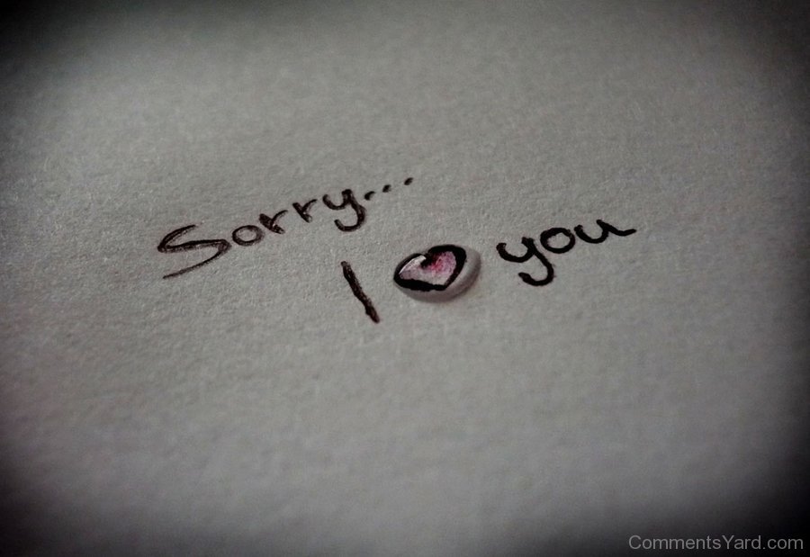 Love, Sorry, And I Love You Image - Sorry L Love You - HD Wallpaper 