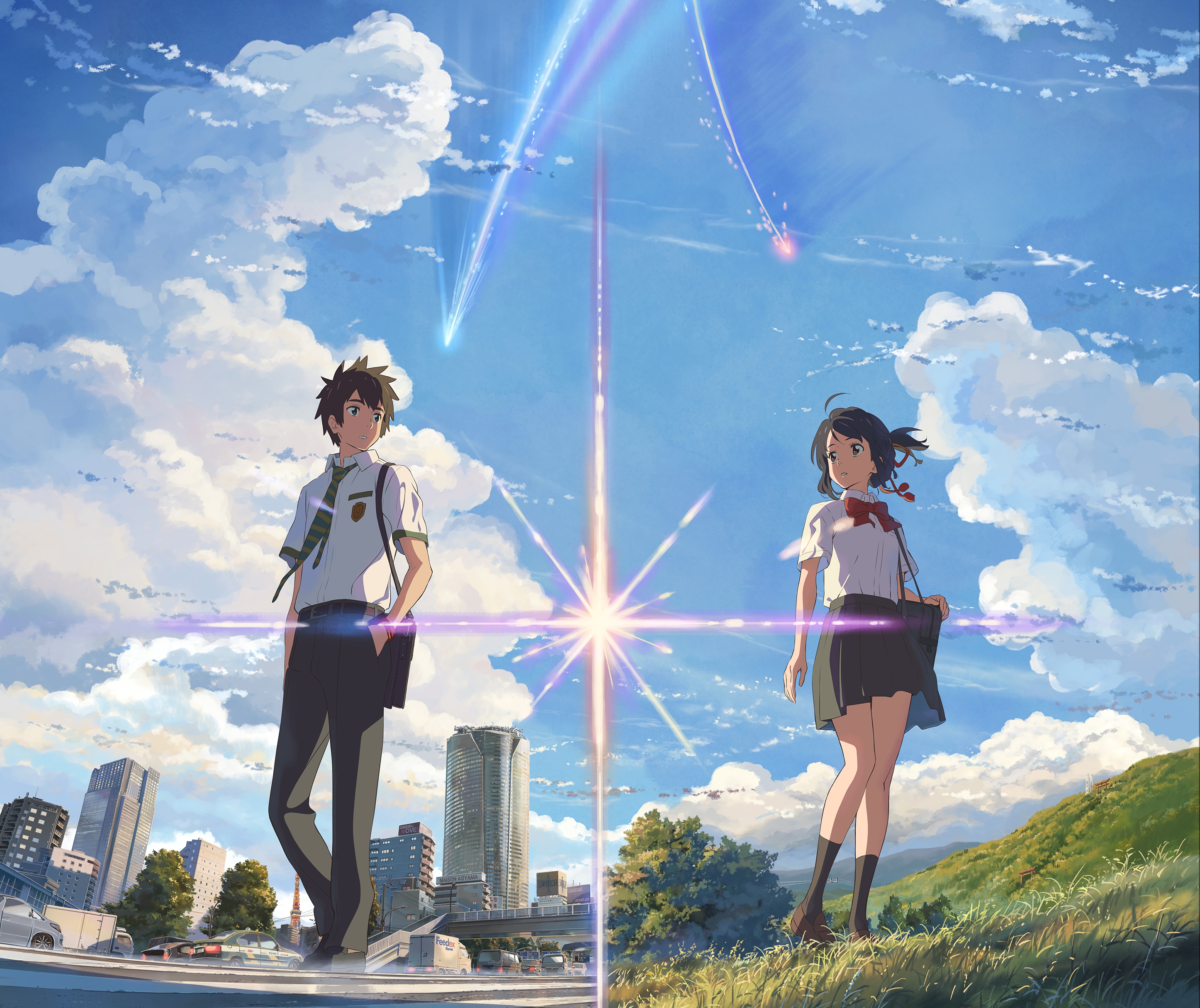 Download Hd Your Name Computer Wallpaper Id - Kimi No Nawa Hd - HD Wallpaper 