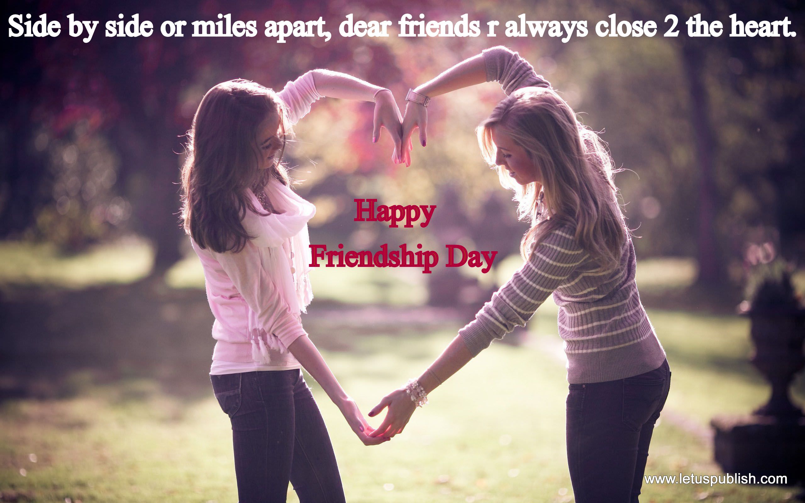 Everlasting Friendship Wallpapers And Friendship Quotes - Happy Friendship Day For 2 Friend - HD Wallpaper 