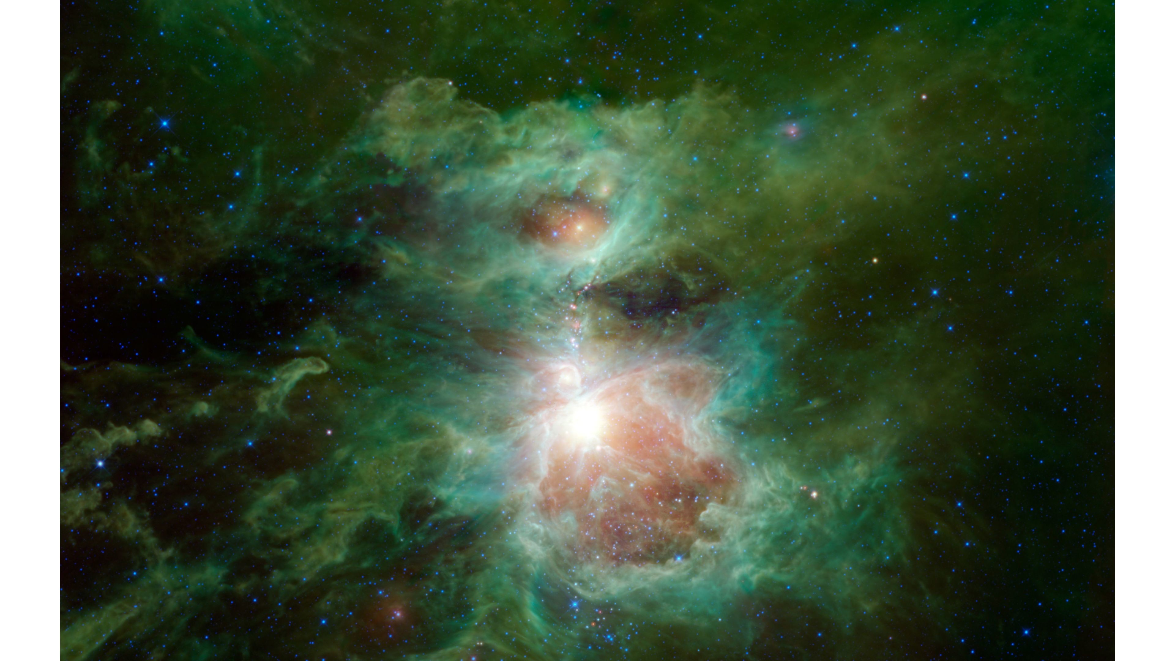3840x2160, Green Space 4k Wallpaper 
 Data Id 122340 - Orion Nebula Infrared - HD Wallpaper 
