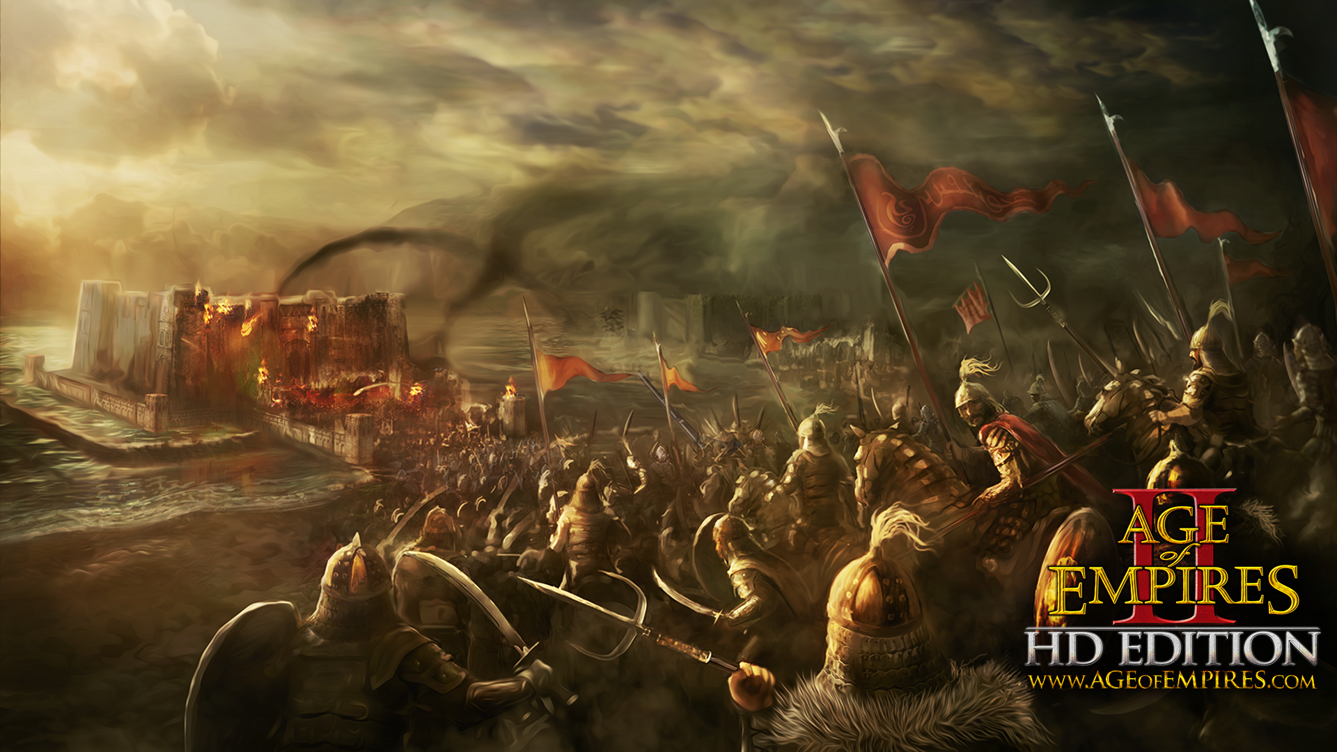 Age Of Empires 2 Background - HD Wallpaper 