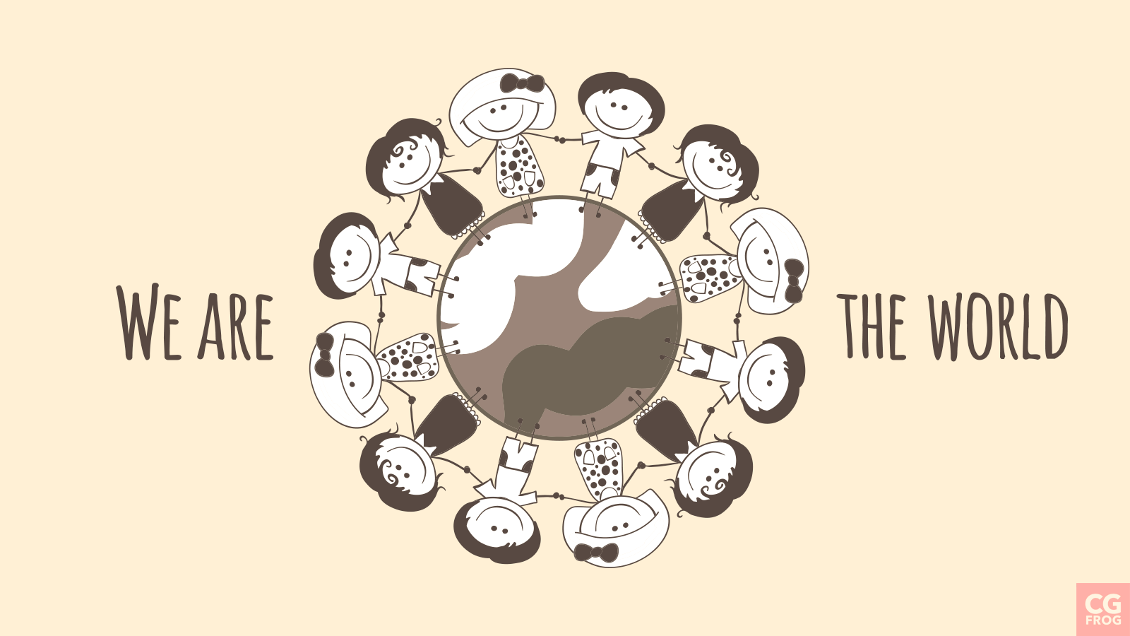 Happy Friendship Day Wallpapers - We Are The World - HD Wallpaper 