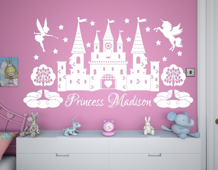 Princess Bedroom Wall Stickers - HD Wallpaper 