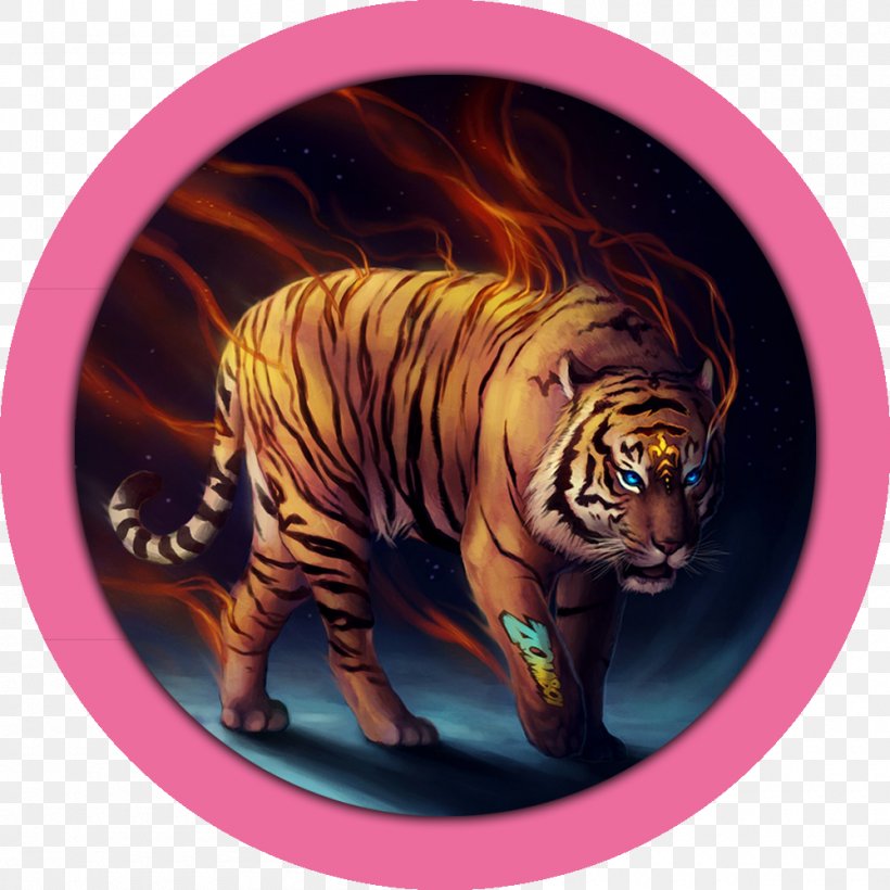 Tiger Leopard Desktop Wallpaper Lion Liger, Png, 1000x1000px, - Attitude Sher Ki Shayari - HD Wallpaper 