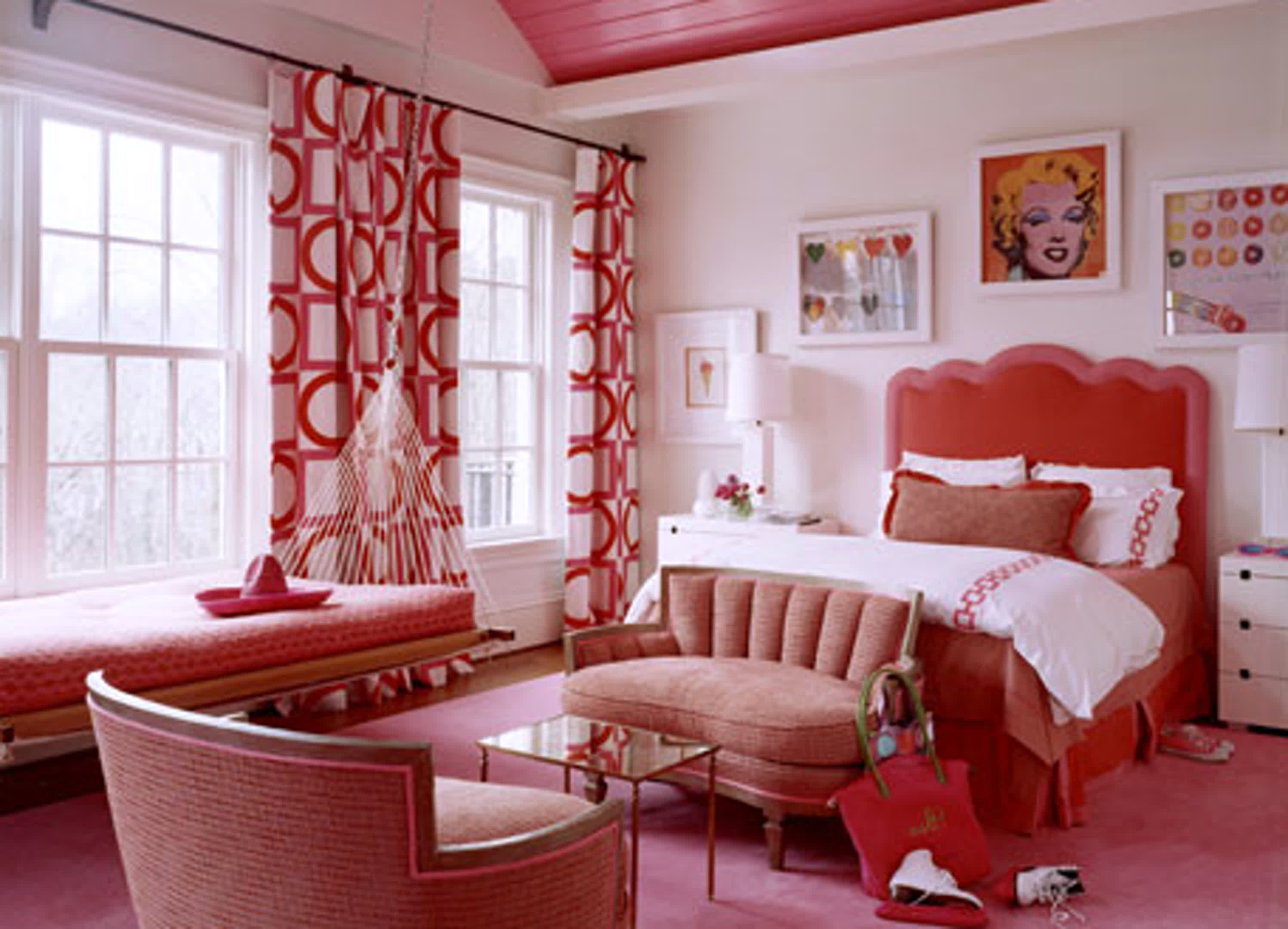 Home Interior Design Bedroom For Teens - HD Wallpaper 