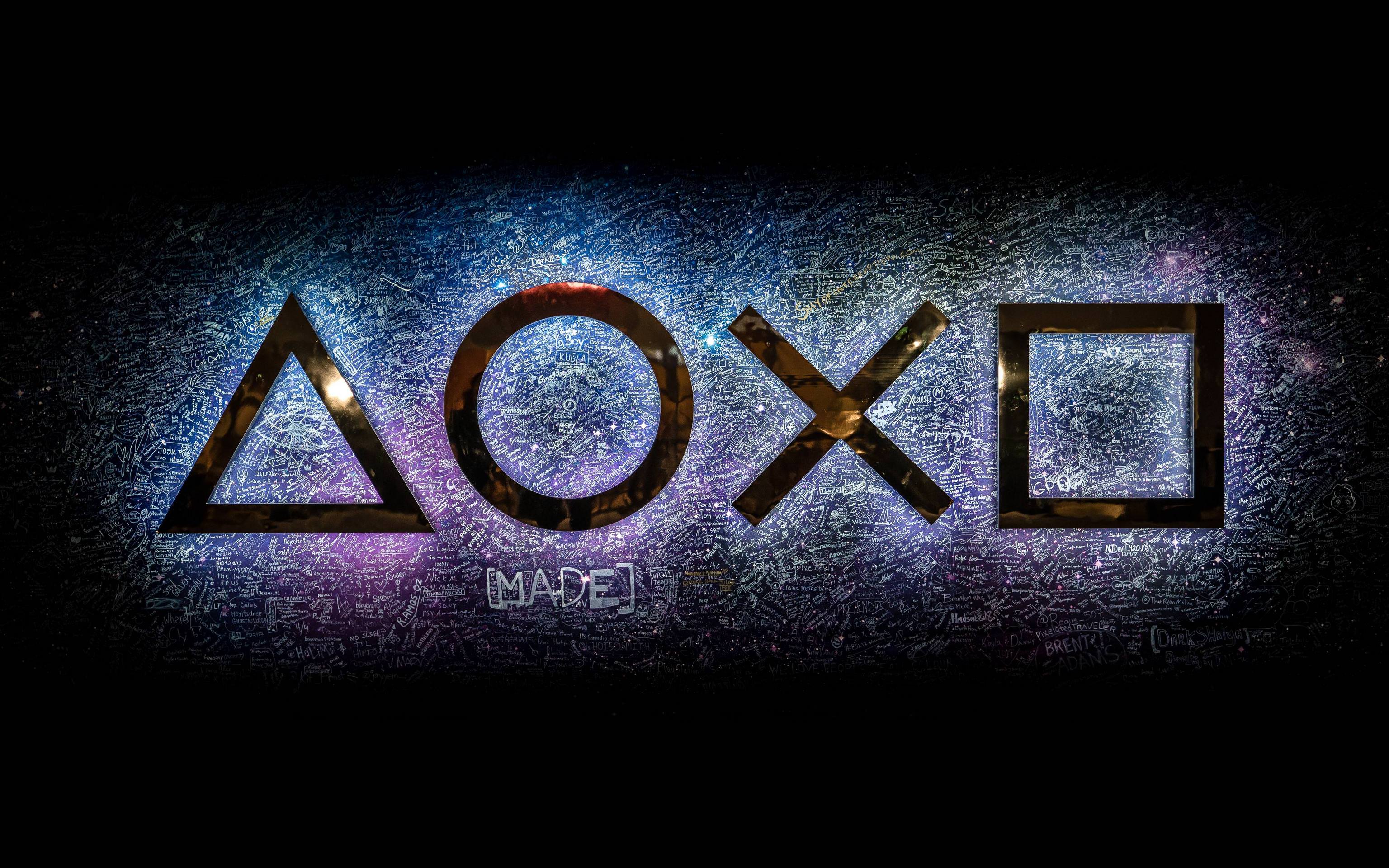 3840x2160] 4k Wallpaper Of A Signed Wall At Psx - Ps4 Background - HD Wallpaper 