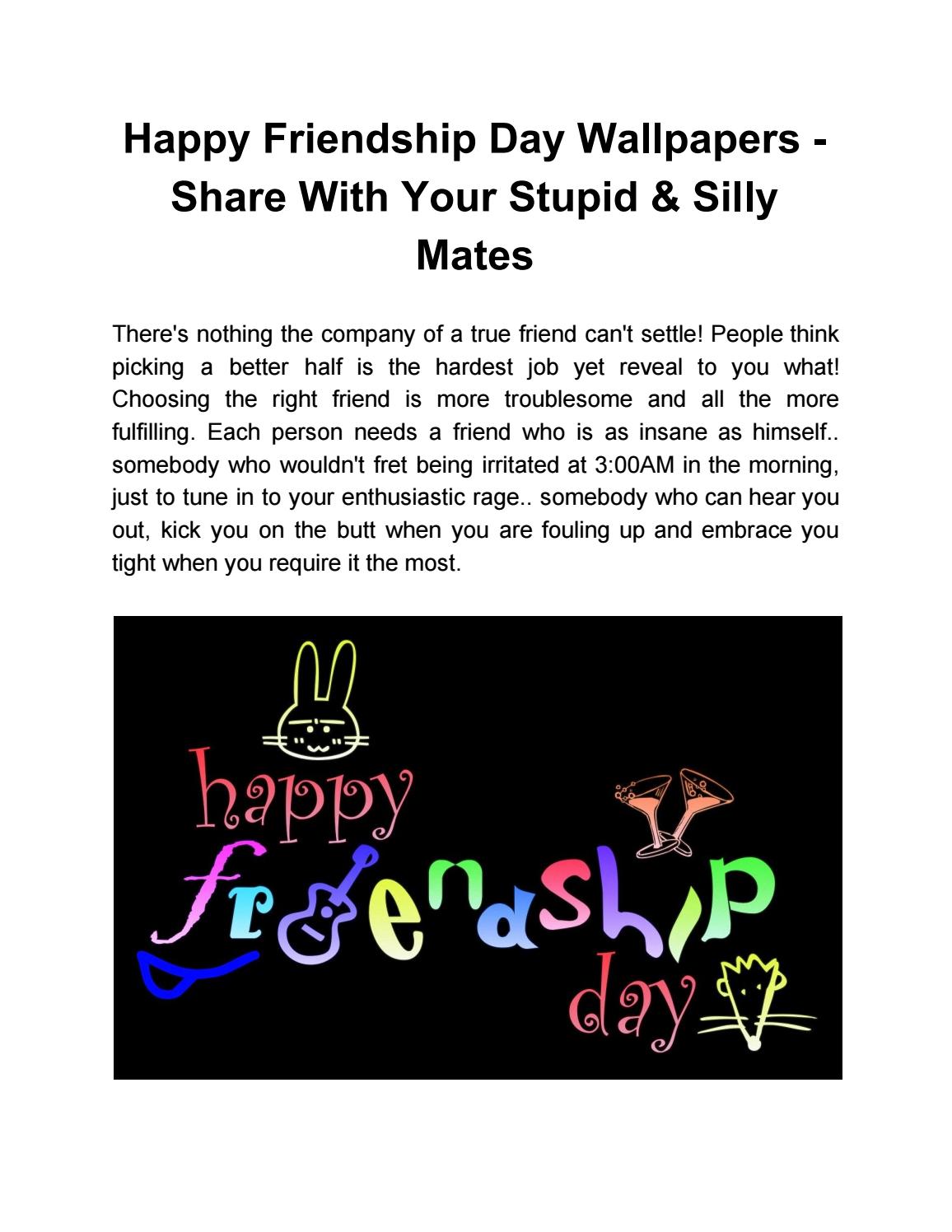 Friendship Day Pic Hd - HD Wallpaper 