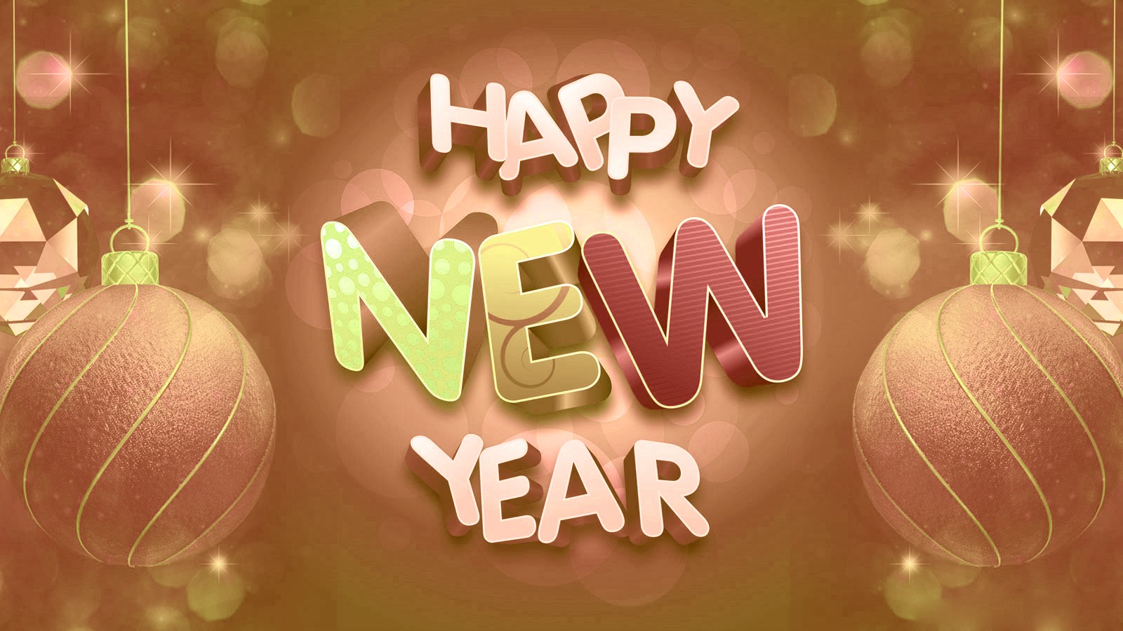 Happy New Year Hd Desktop Wallpaper - New Year Messages 2019 - HD Wallpaper 