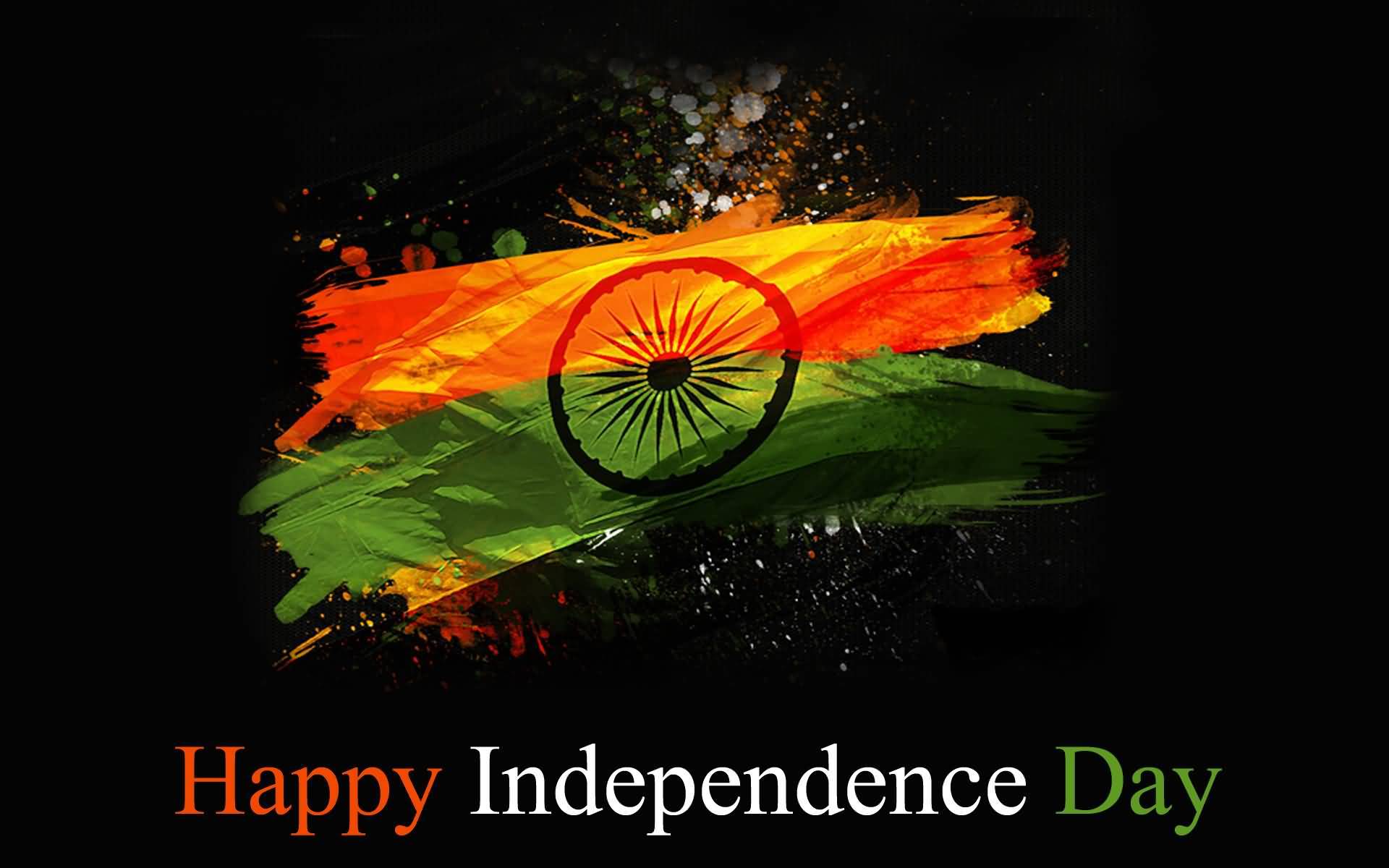 Happy Independence Day Indian Flag Wallpaper - Happy Independence Day India 2018 - HD Wallpaper 