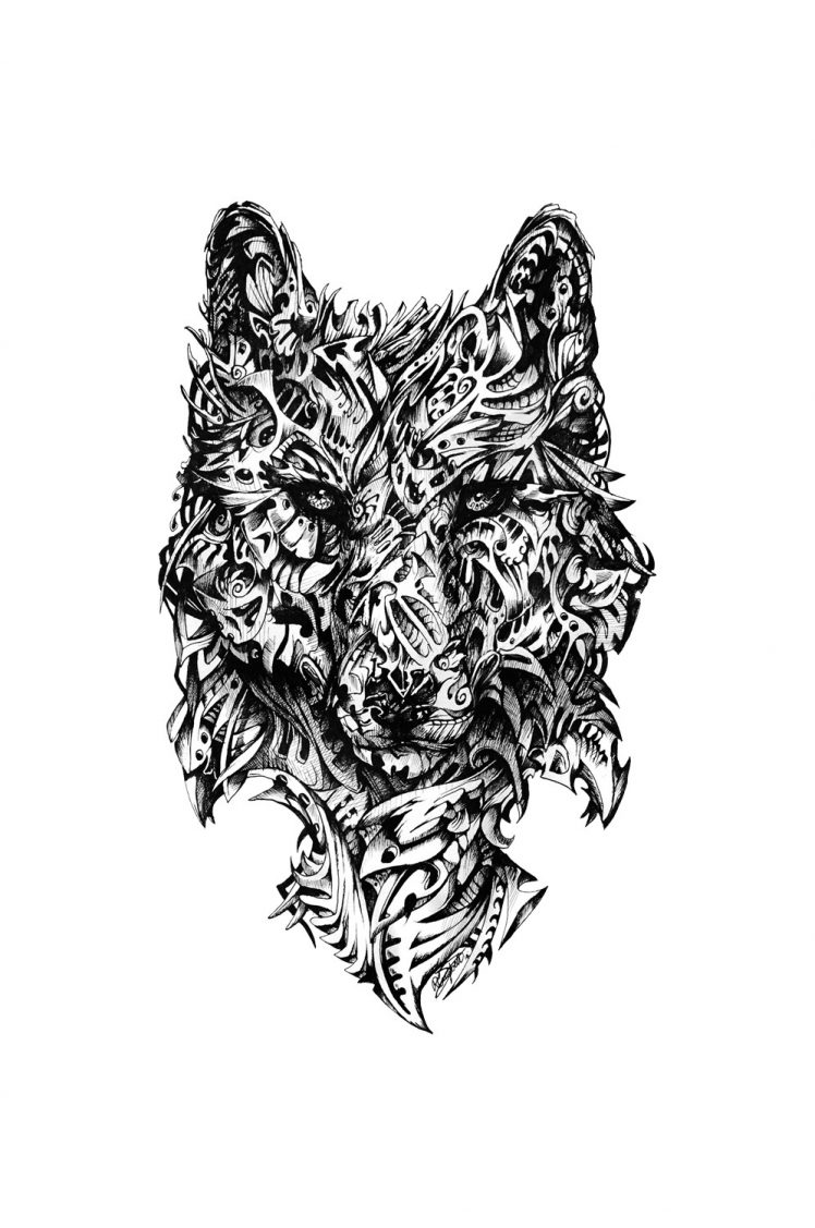 Wolf Hd Wallpaper Portrait - HD Wallpaper 