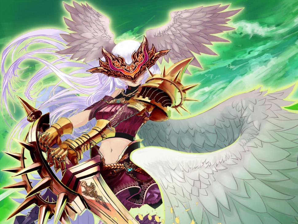 Angels Swords Armor Fantasy Girls Angel Sword Warrior - Yu Gi Oh Archetype Sexy - HD Wallpaper 