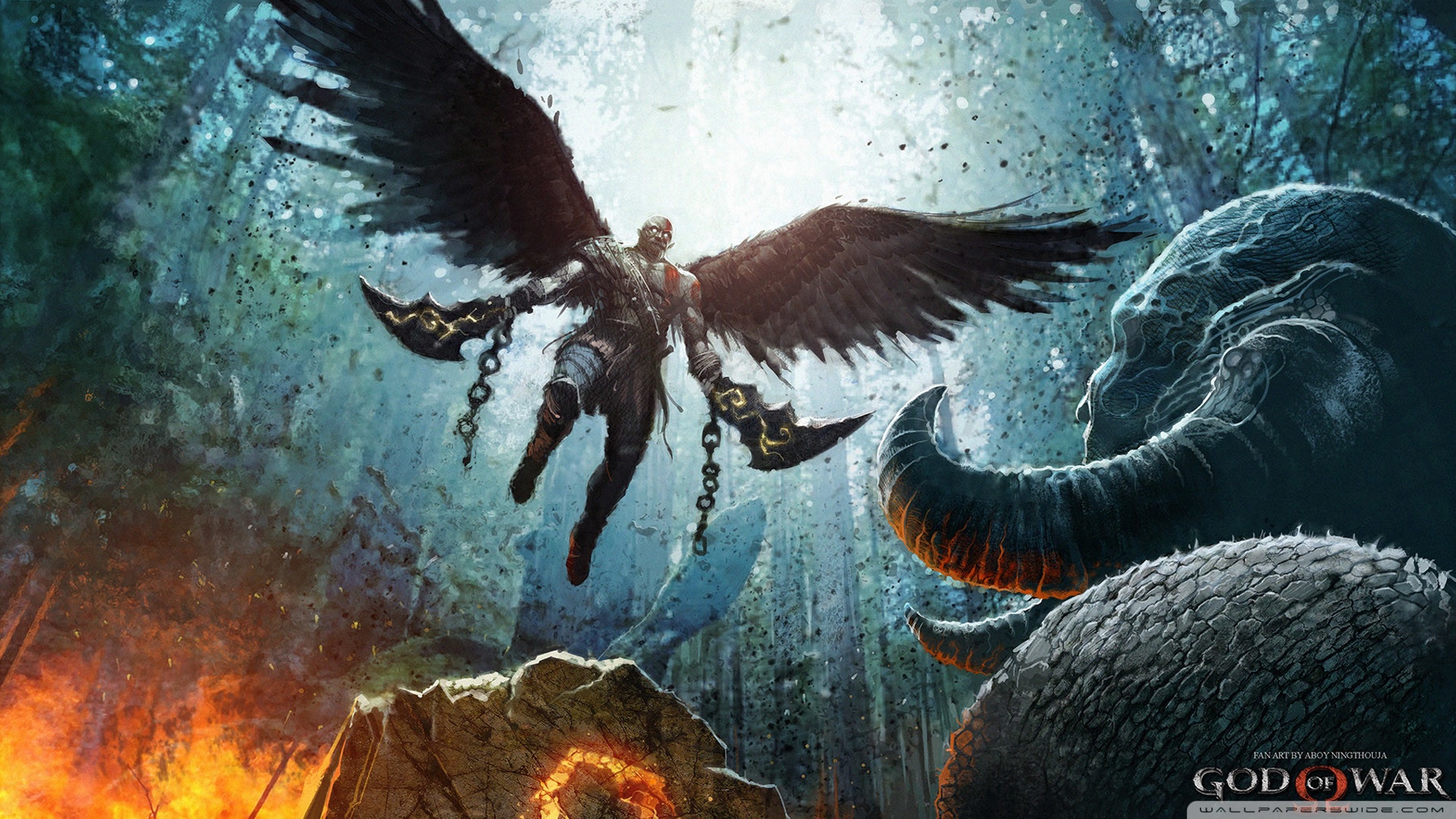 God Of War 2018 Art - HD Wallpaper 