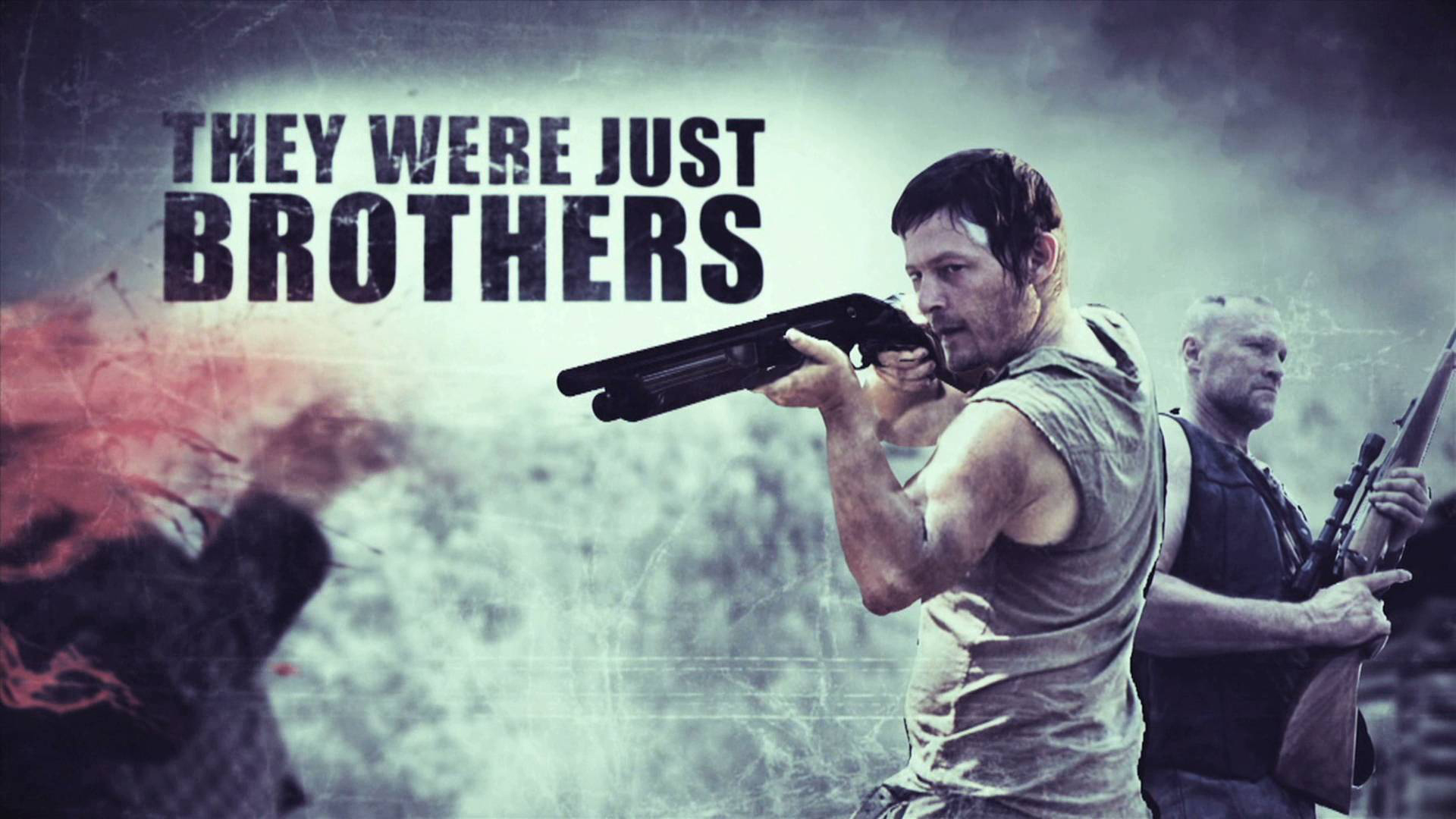 The Walking Dead Wallpaper - Dixon Brothers The Walking Dead - HD Wallpaper 