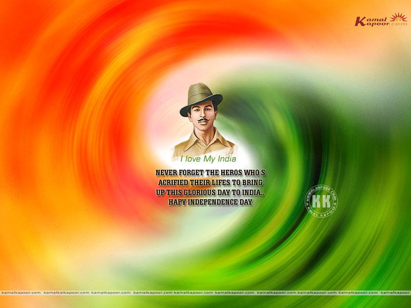 Bhagat Singh Independence Day - HD Wallpaper 