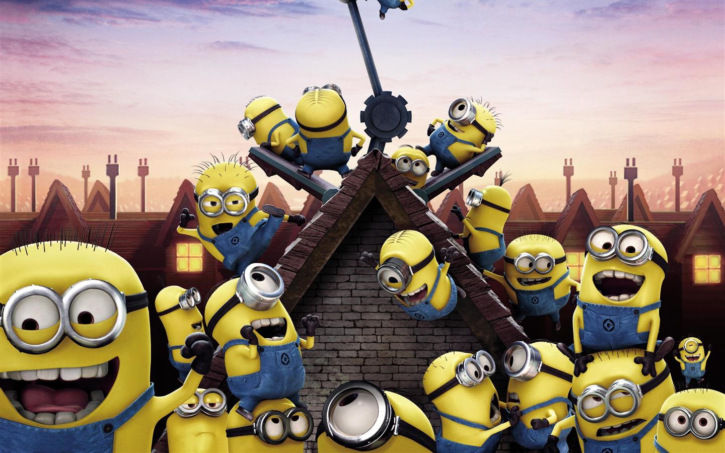 Free Download Wonderful Minions - High Resolution Desktop Background Minions - HD Wallpaper 