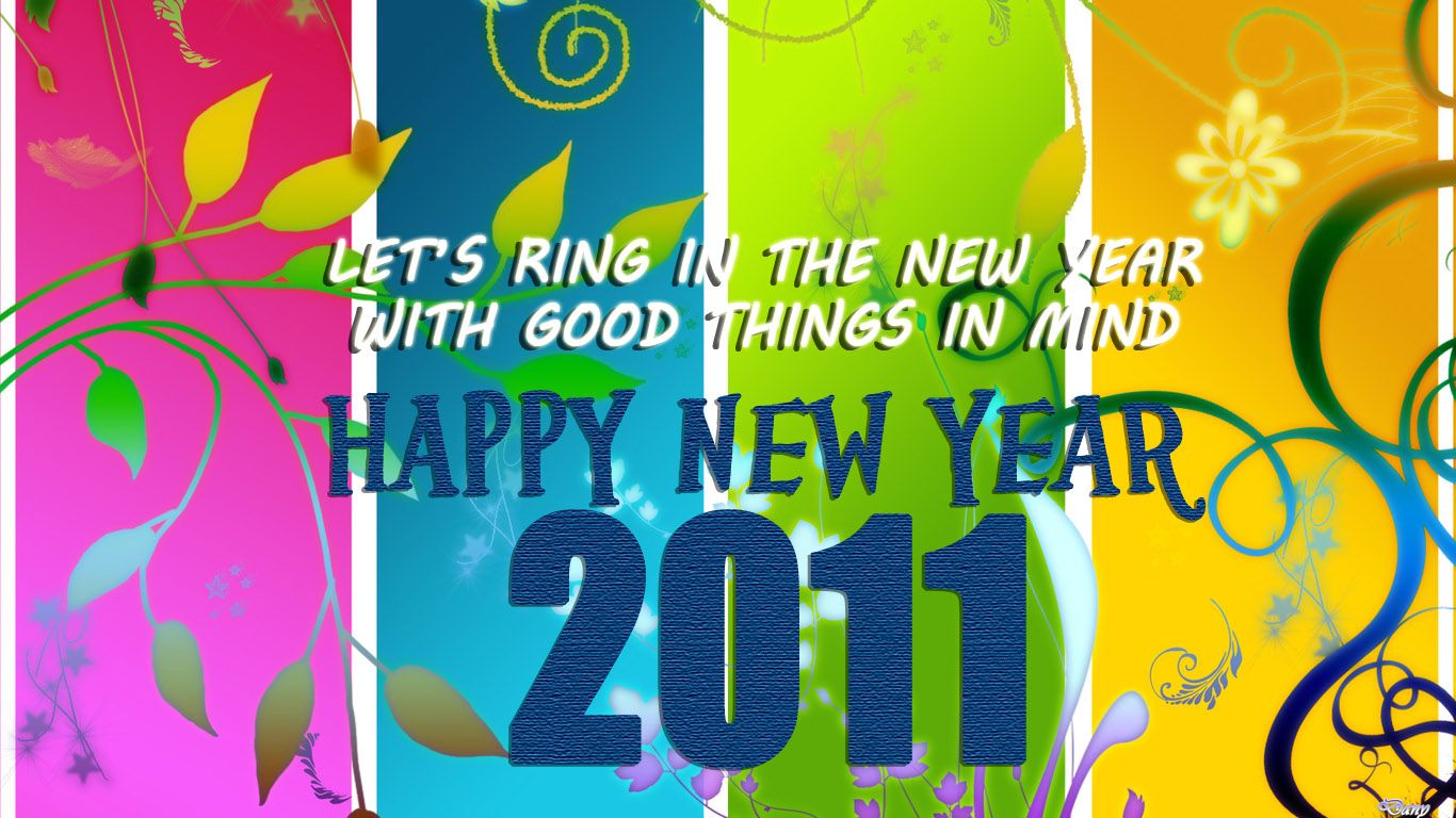 Happy New Year 2011 - HD Wallpaper 