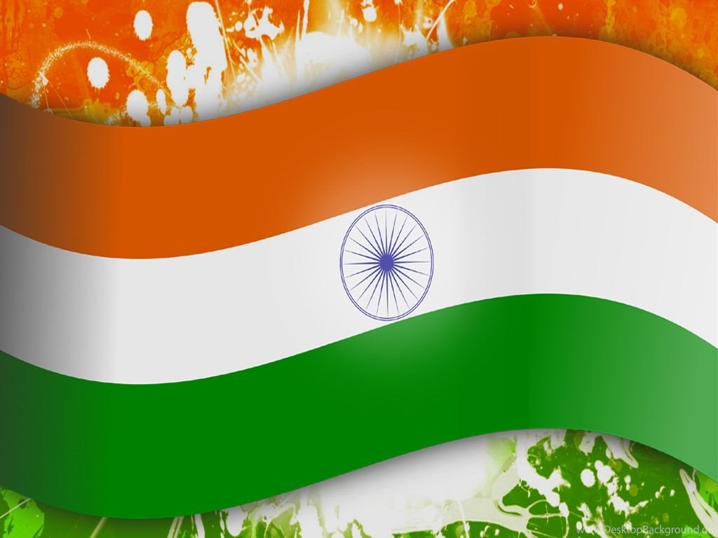 Indian Flag Indian Flag Wallpapers Hd For Pc Finehdwallpaperr - Full Hd India Logo - HD Wallpaper 