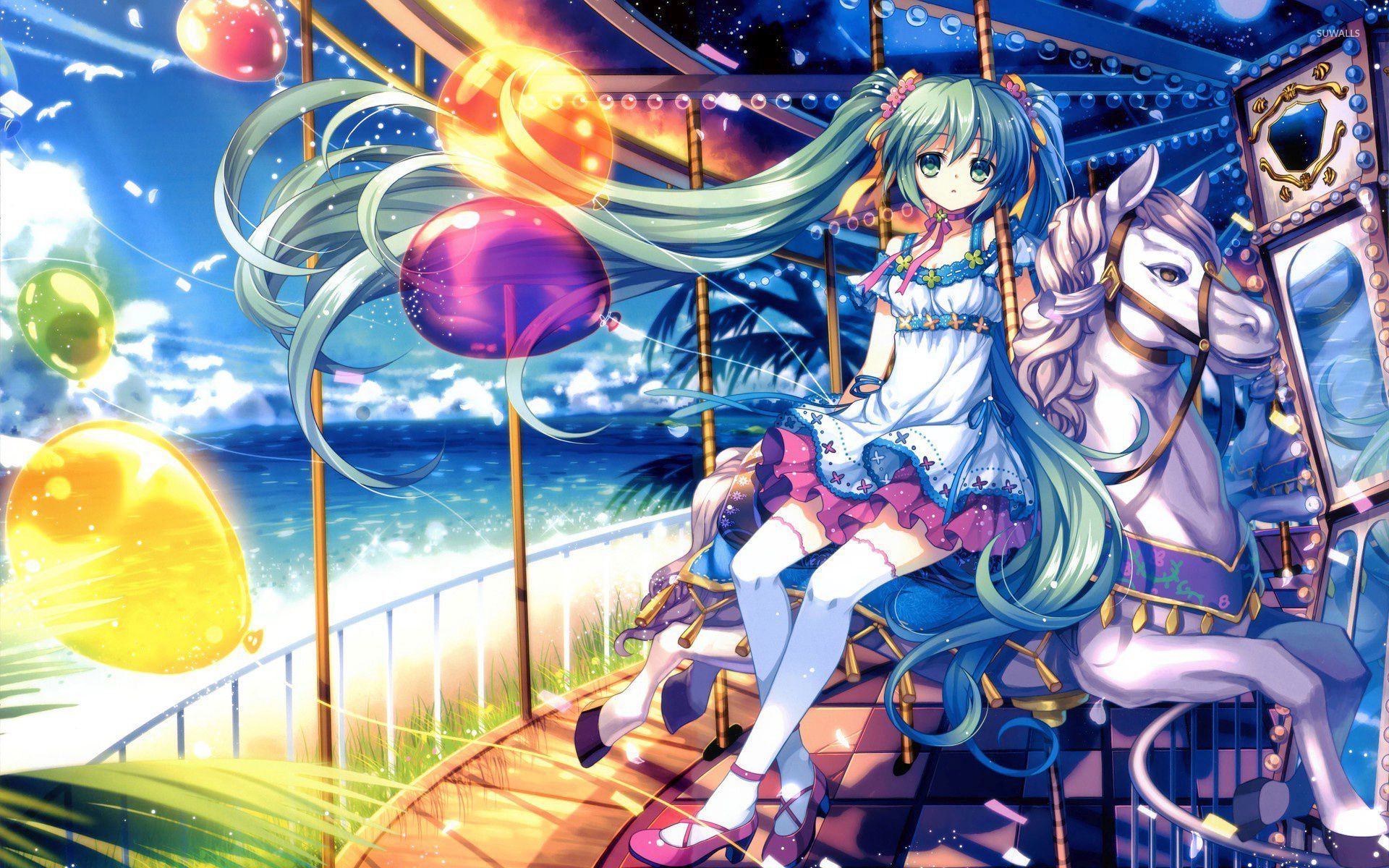 Miku School - HD Wallpaper 